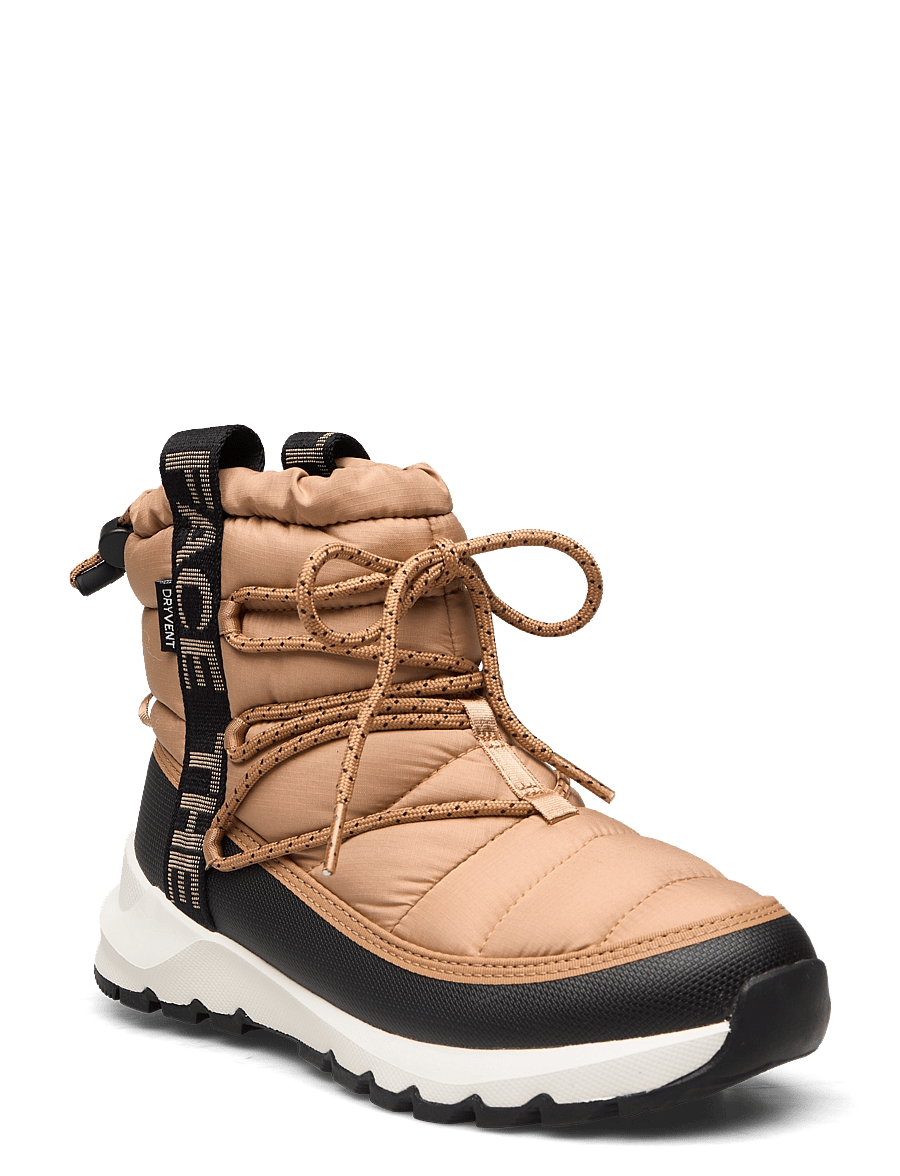 The North Face - W THERMOBALL LACE UP WP - vinterkängor - almond butter/tnf black - 1