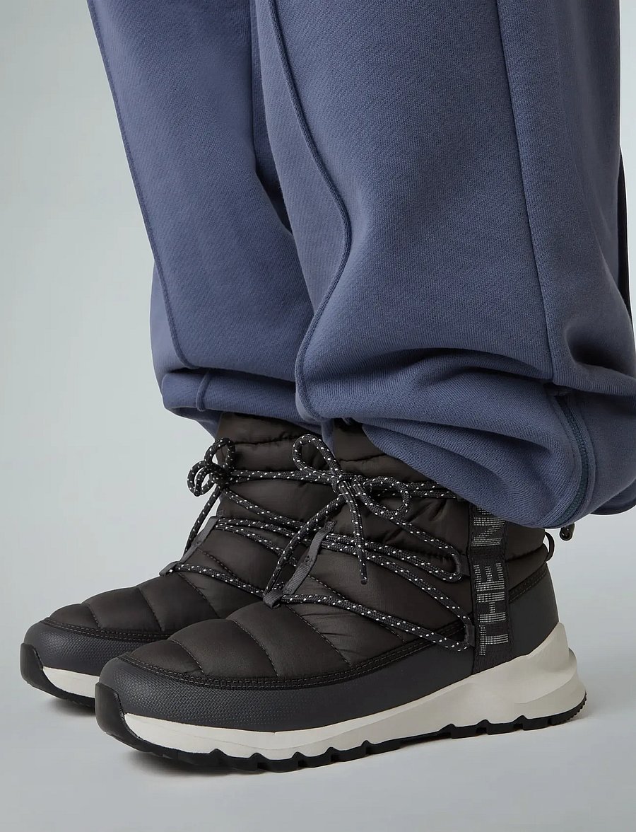 The North Face - W THERMOBALL LACE UP WP - winterstiefel - anthracite grey/white a - 0