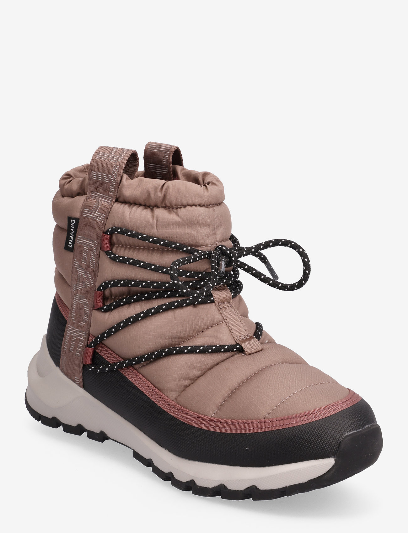 The North Face - W THERMOBALL LACE UP WP - vinterkängor - deep taupe/tnf black - 0