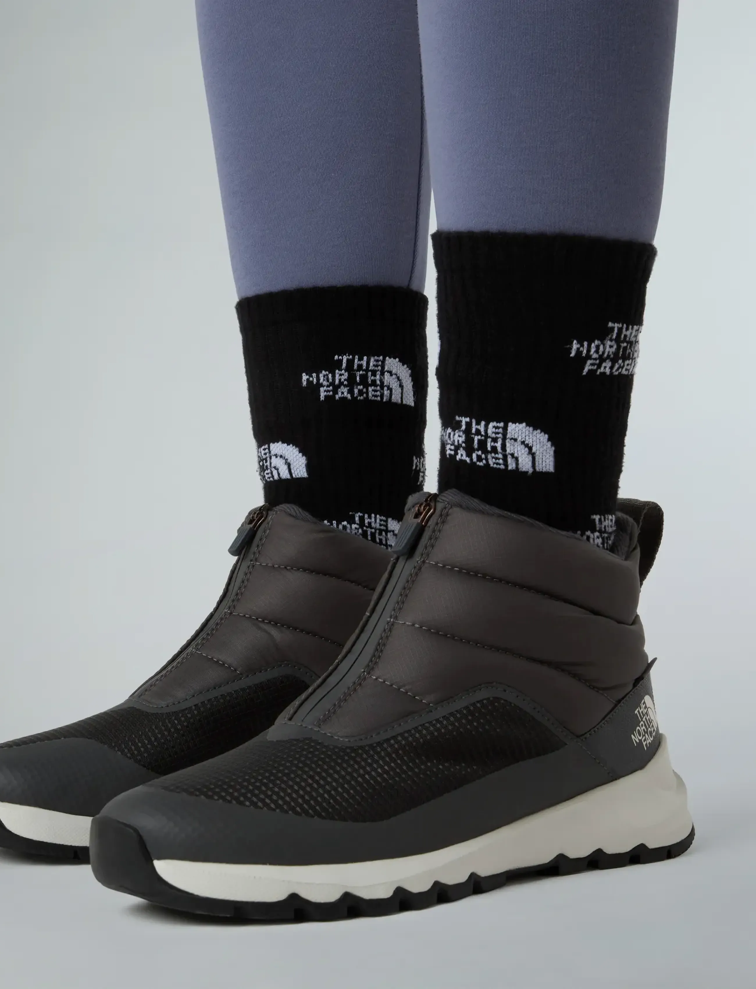 The North Face W Thermoball Progressive Zip Ii Wp, 42, Sport, Grau - Wintershoes, Frauen