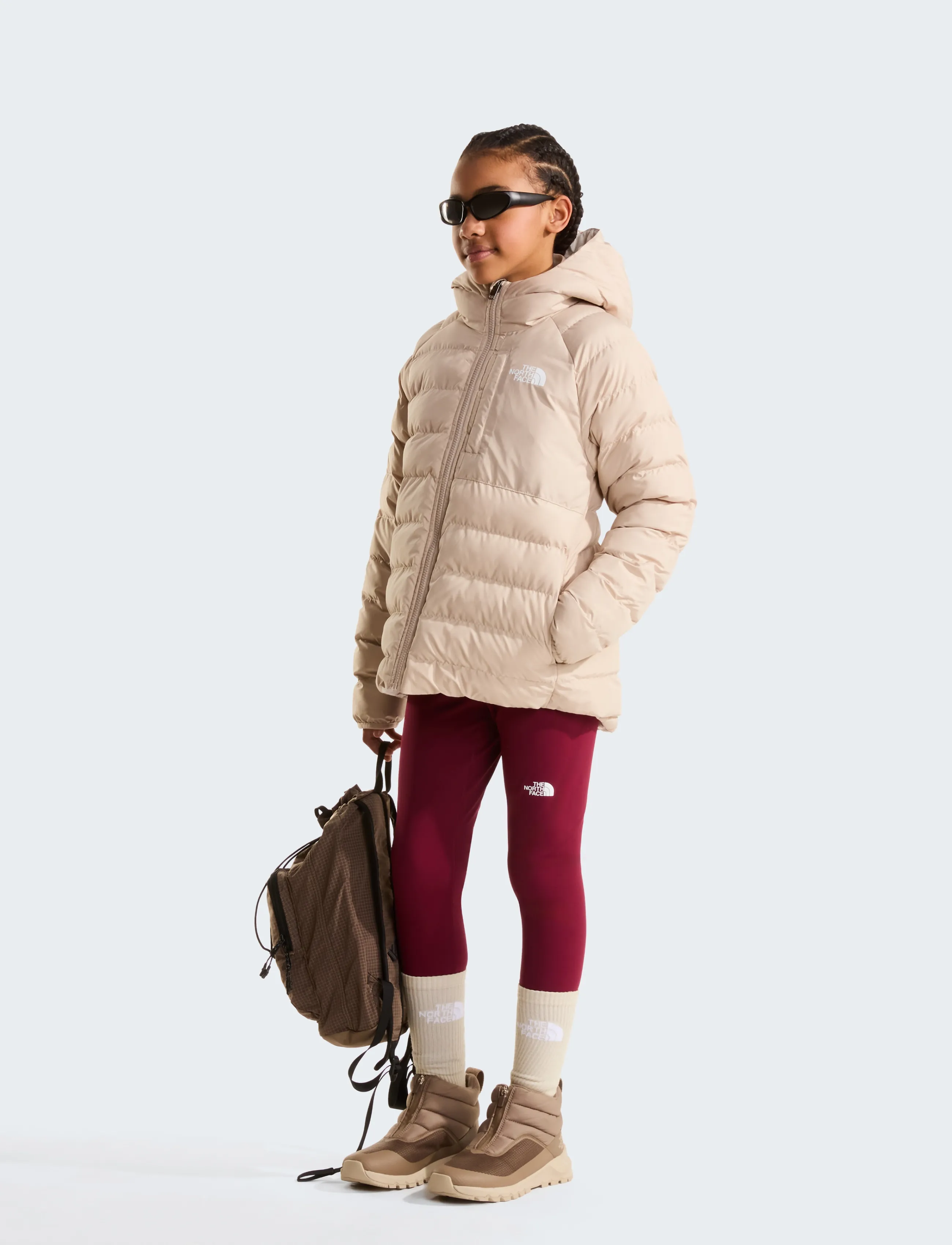 The North Face - W THERMOBALL PROGRESSIVE ZIP II WP - vinterstøvler - garnet/timeless taupe - 3