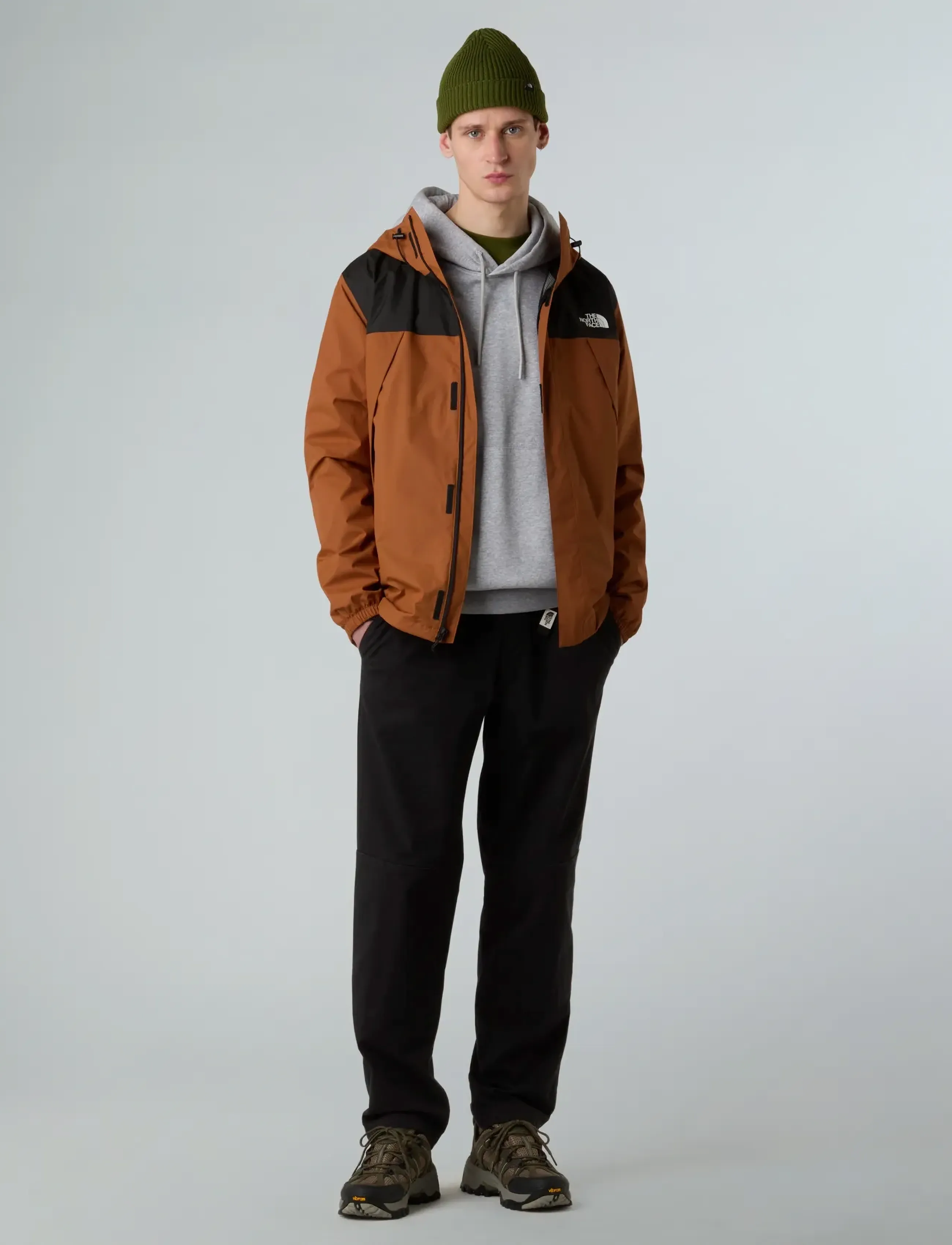 The North Face - M ANTORA JACKET - burnt umber/tnf black - 3