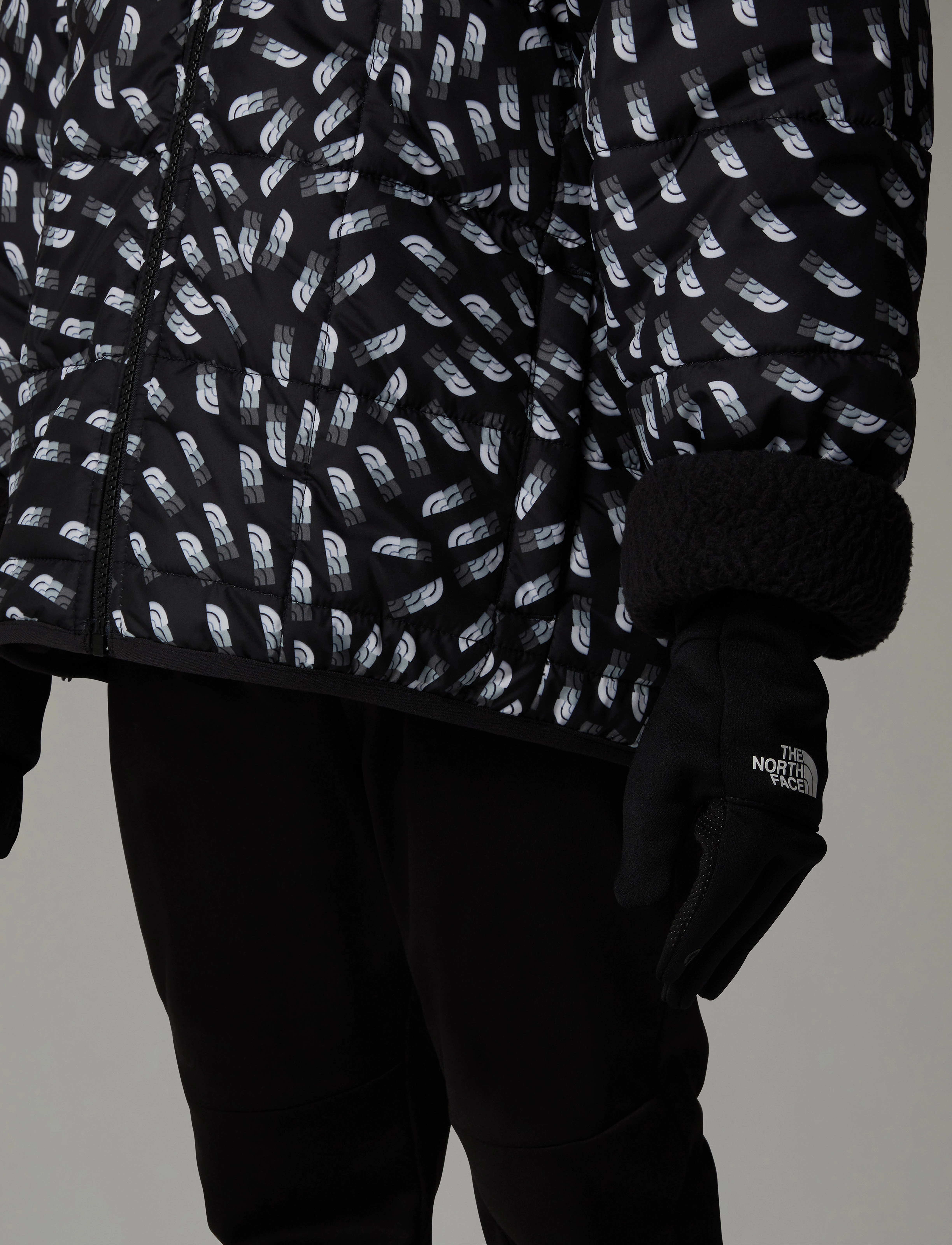 The North Face Kids Recycled Etip Glove, 115-119, Gloves & Mittens, Grau - Gloves, Kinder