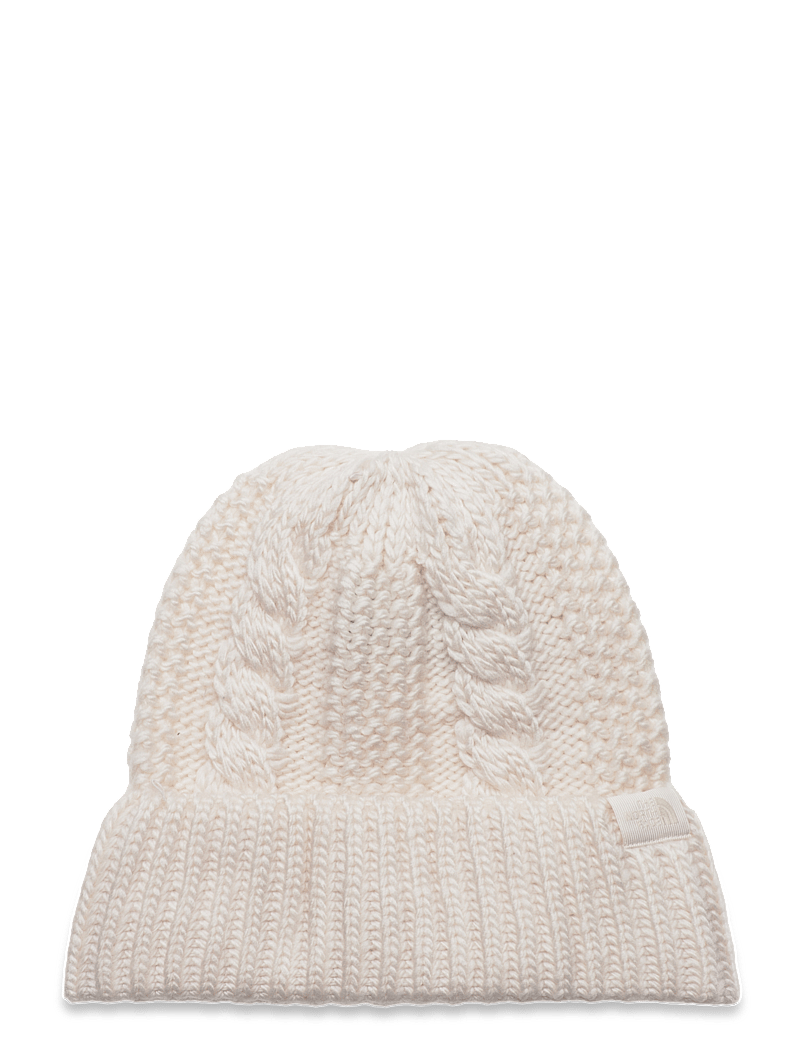 The North Face - W OH MEGA BEANIE - mössor - white dune - 1