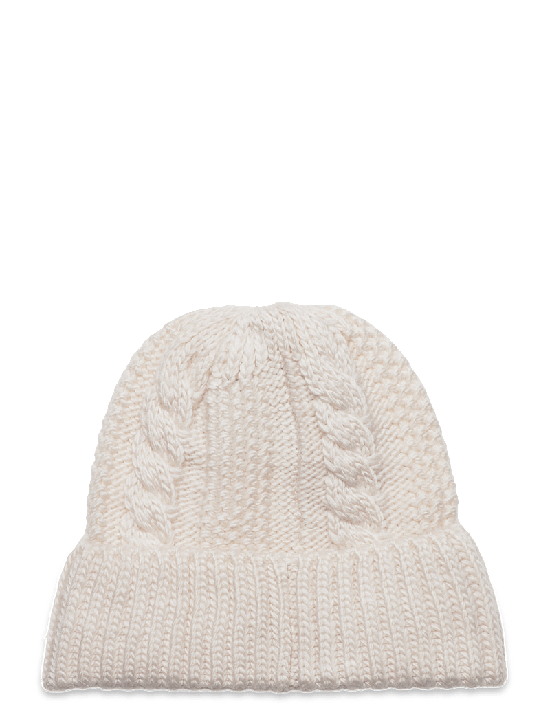 The North Face - W OH MEGA BEANIE - mössor - white dune - 2