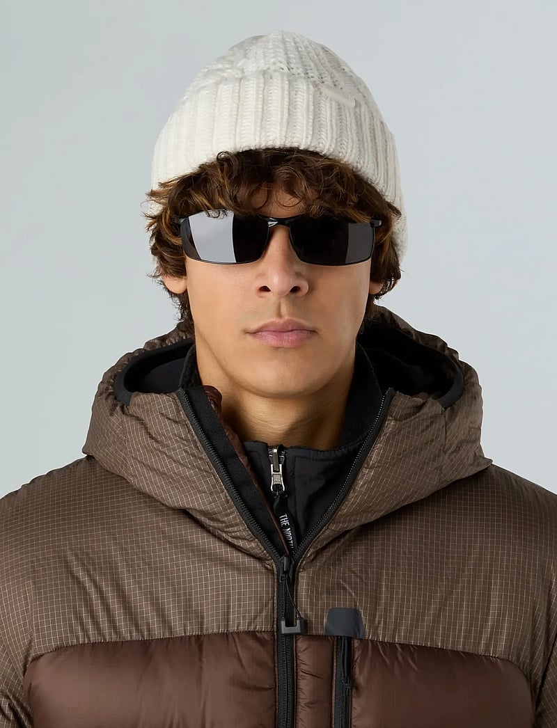 The North Face - W OH MEGA BEANIE - mössor - white dune - 3