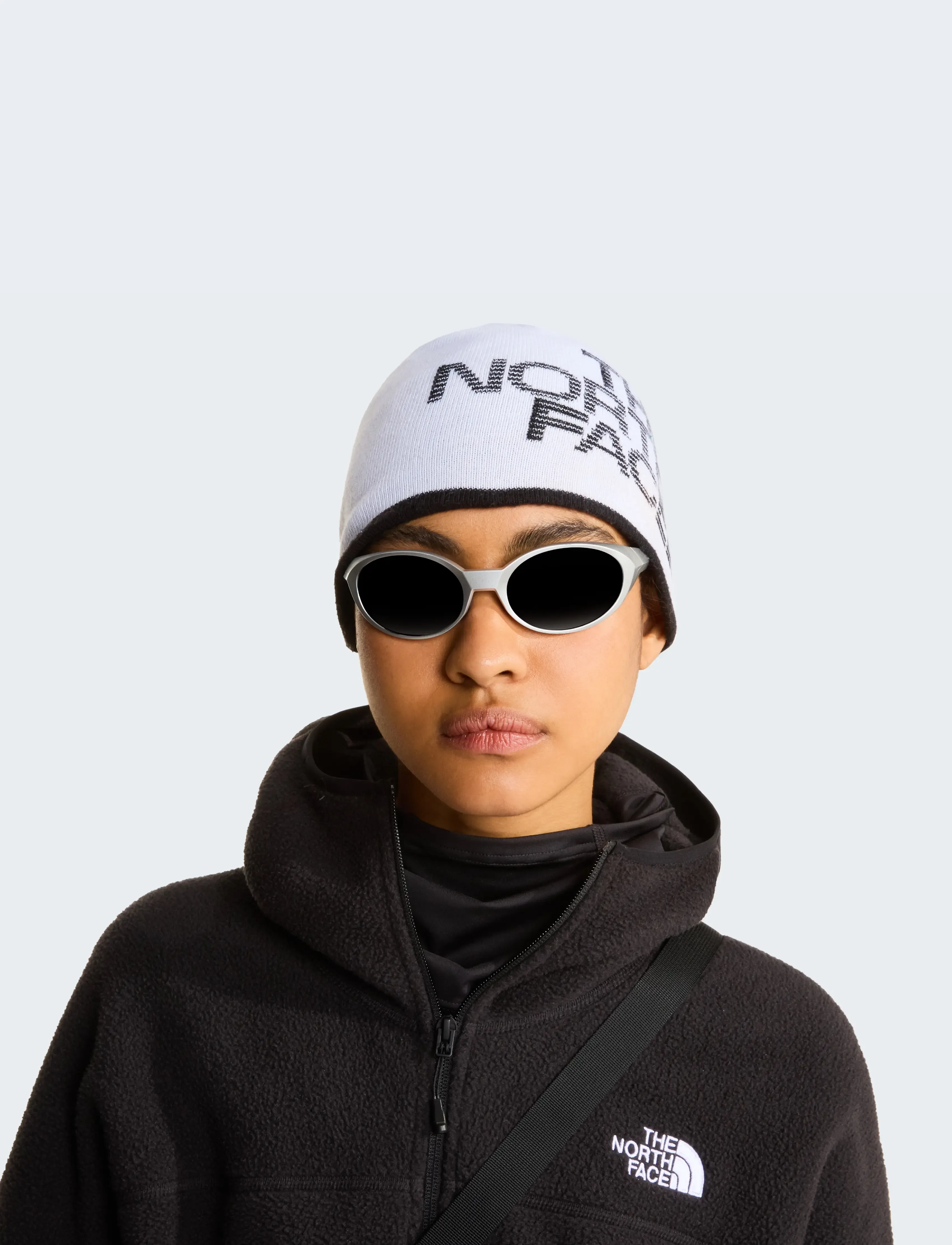 The North Face - REVERSIBLE HIGHLINE BEANIE - igapäevane stiil - tnfblack/tnfblack/tnfwhit - 4