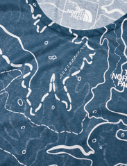 The North Face - W SUNRISER S/S - mažiausios kainos - shady blue valley topo print - 2