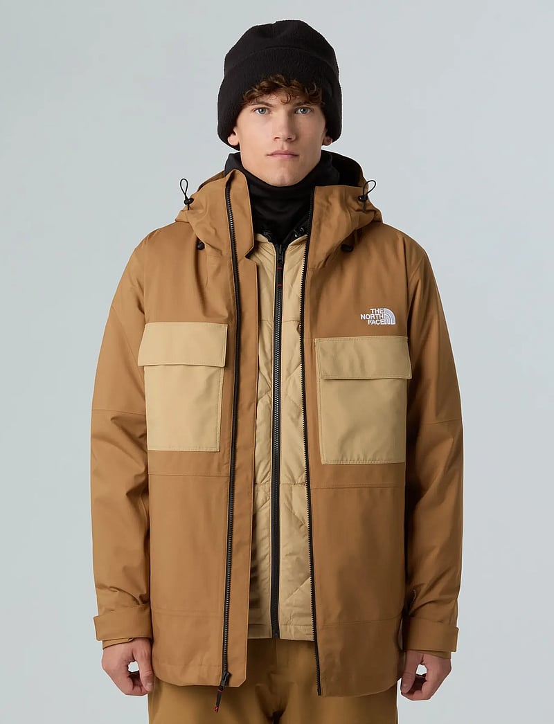 The North Face - M FOURBARREL TRICLIMATE JACKET - skijakker - utility brown/khaki stone - 0
