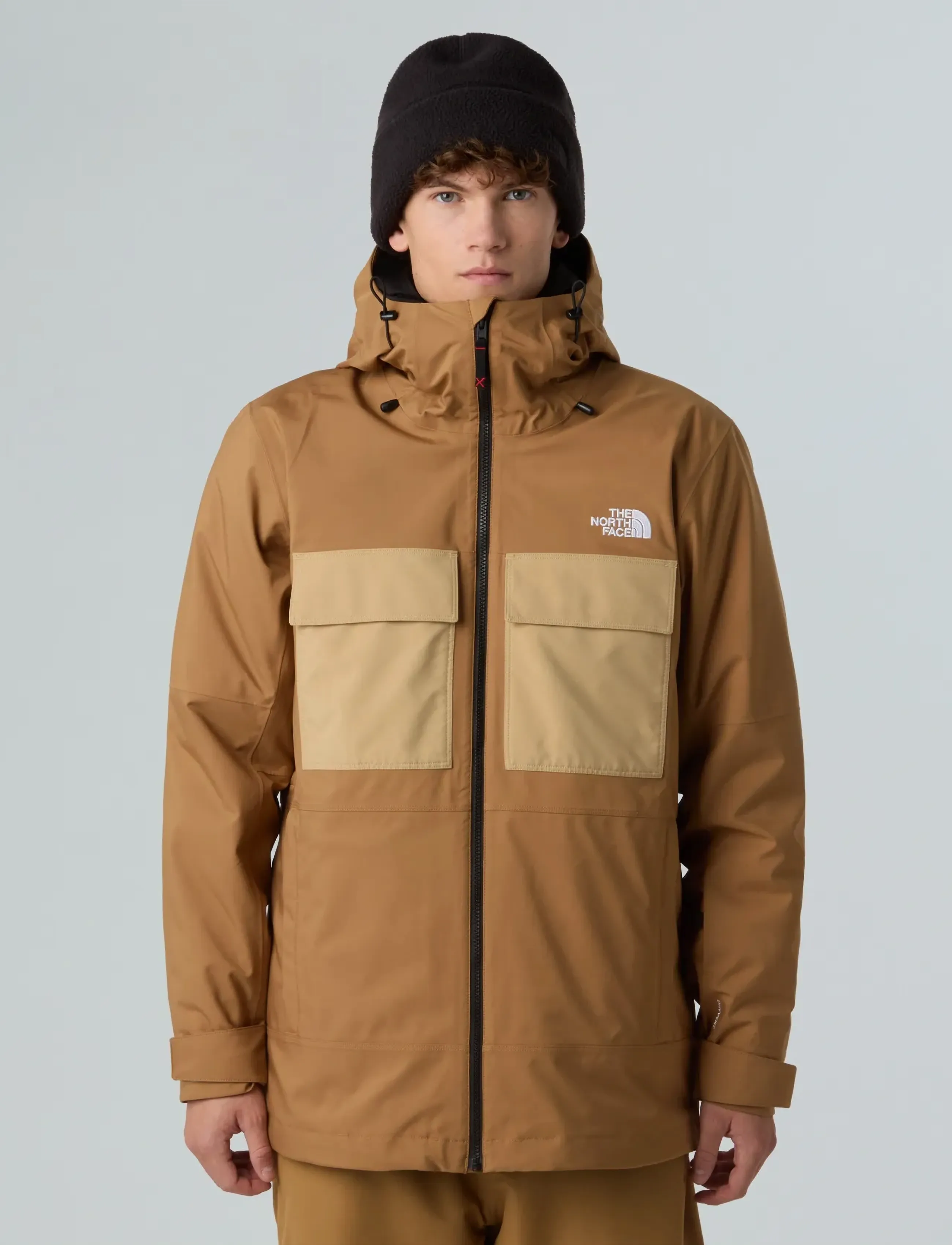 The North Face - M FOURBARREL TRICLIMATE JACKET - slēpošanas virsjakas - utility brown/khaki stone - 4