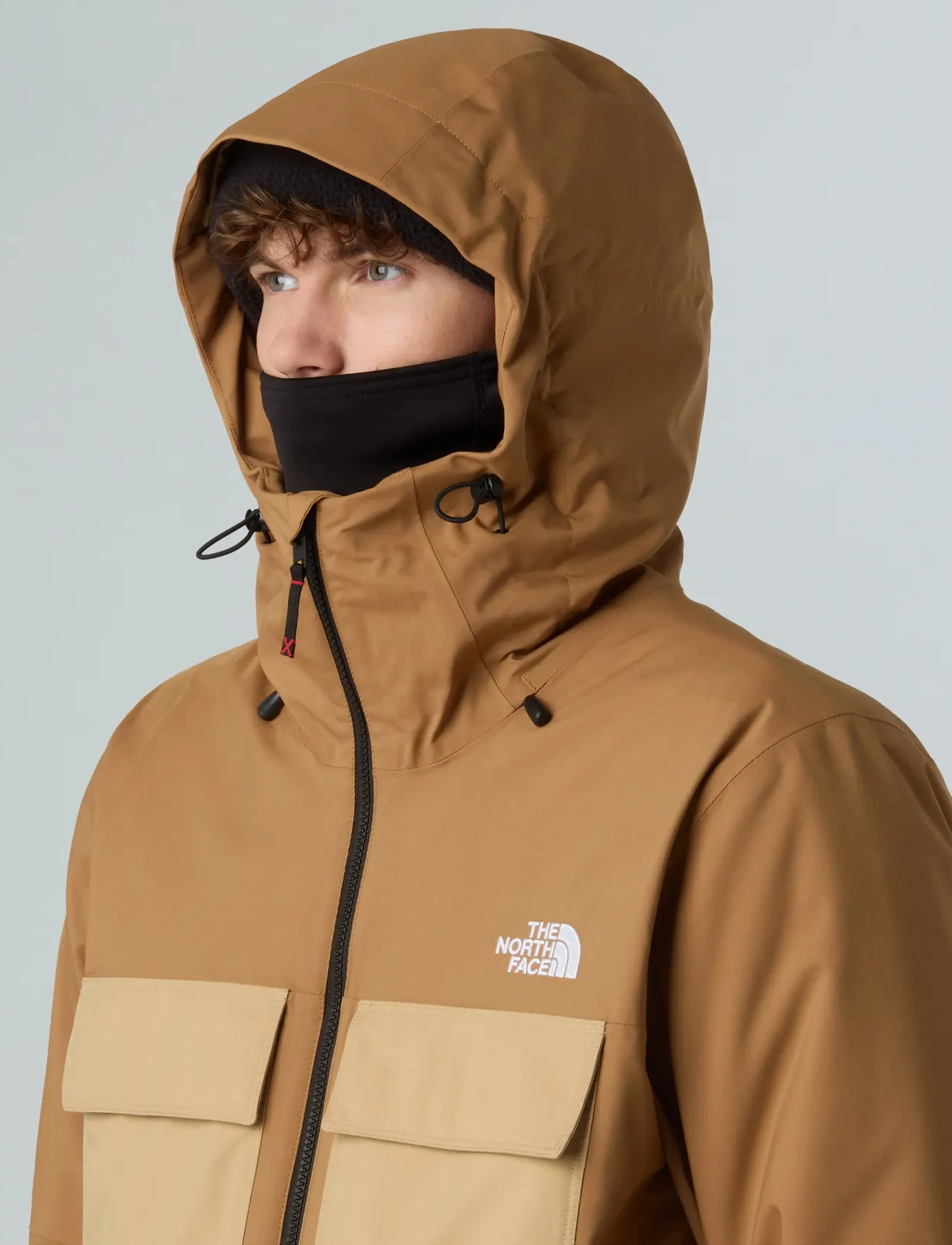 The North Face M FOURBARREL TRICLIMATE JACKET - Tänavastiil - UTILITY BROWN/KHAKI STONE / beige