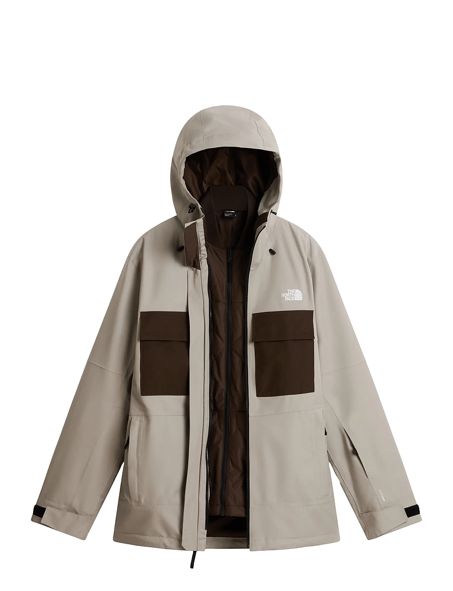 The North Face - M FOURBARREL TRICLIMATE JACKET - skijacken - stone slab/dark chestnu - 1