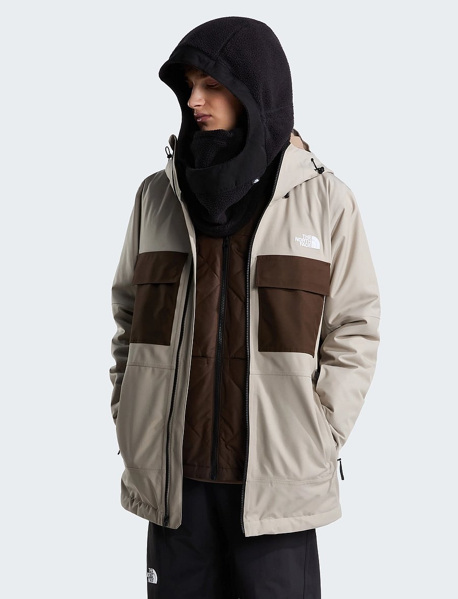 The North Face - M FOURBARREL TRICLIMATE JACKET - skijacken - stone slab/dark chestnu - 0