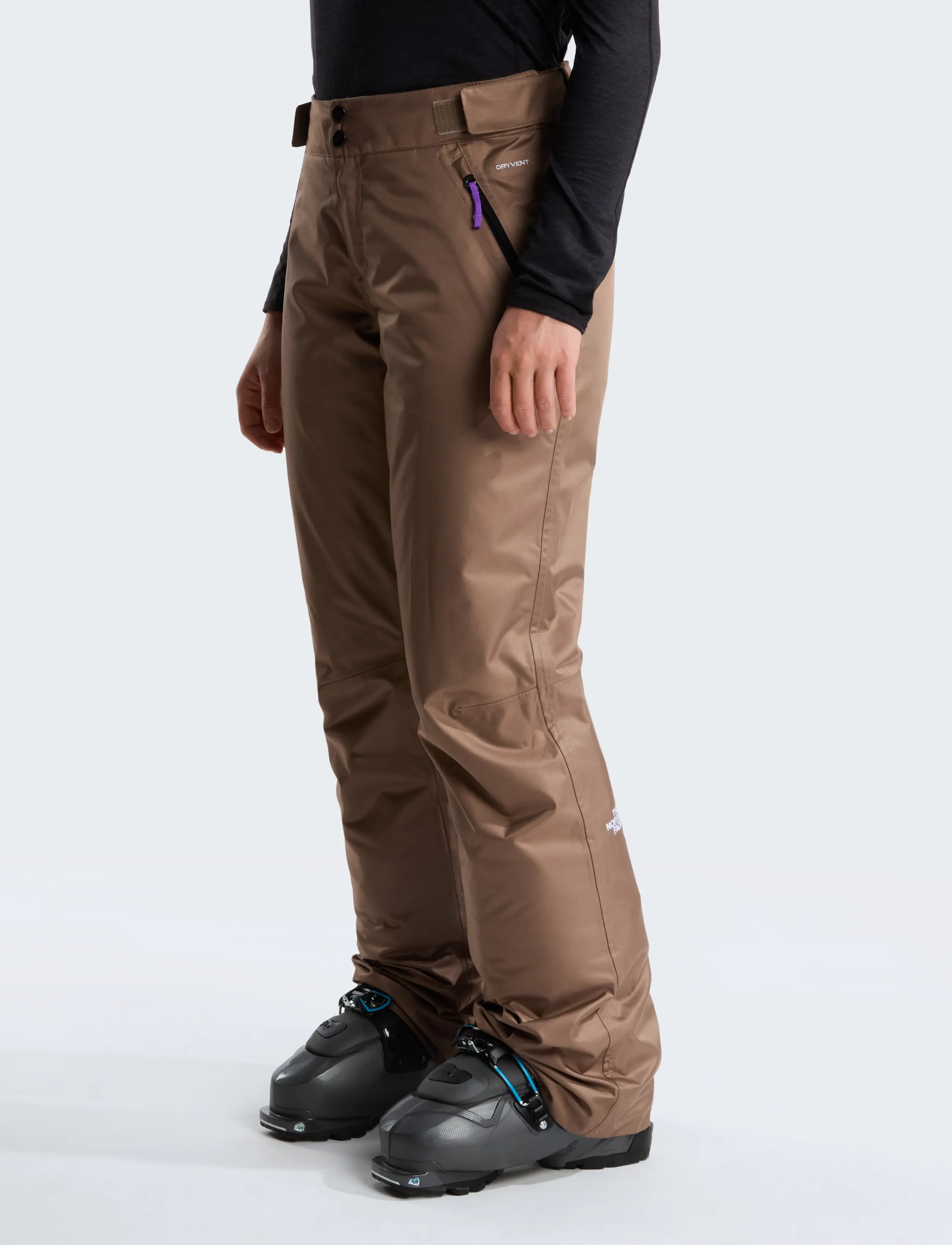 The North Face - W SALLY INSULATED PANT - ski-kleidung - garnet - 0