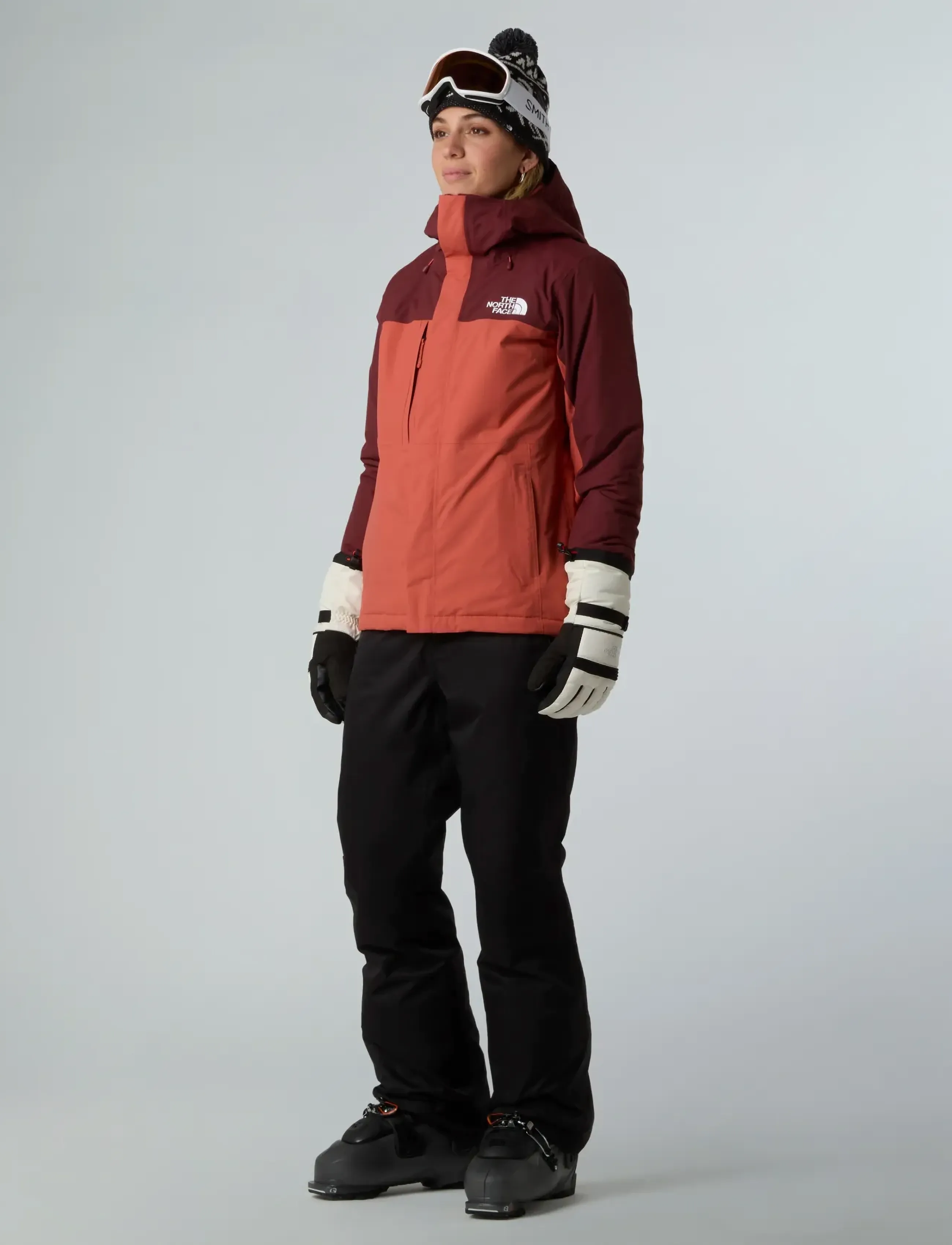 The North Face - W FREEDOM INSULATED JACKET - skitøj - sumac/mars dust - 3