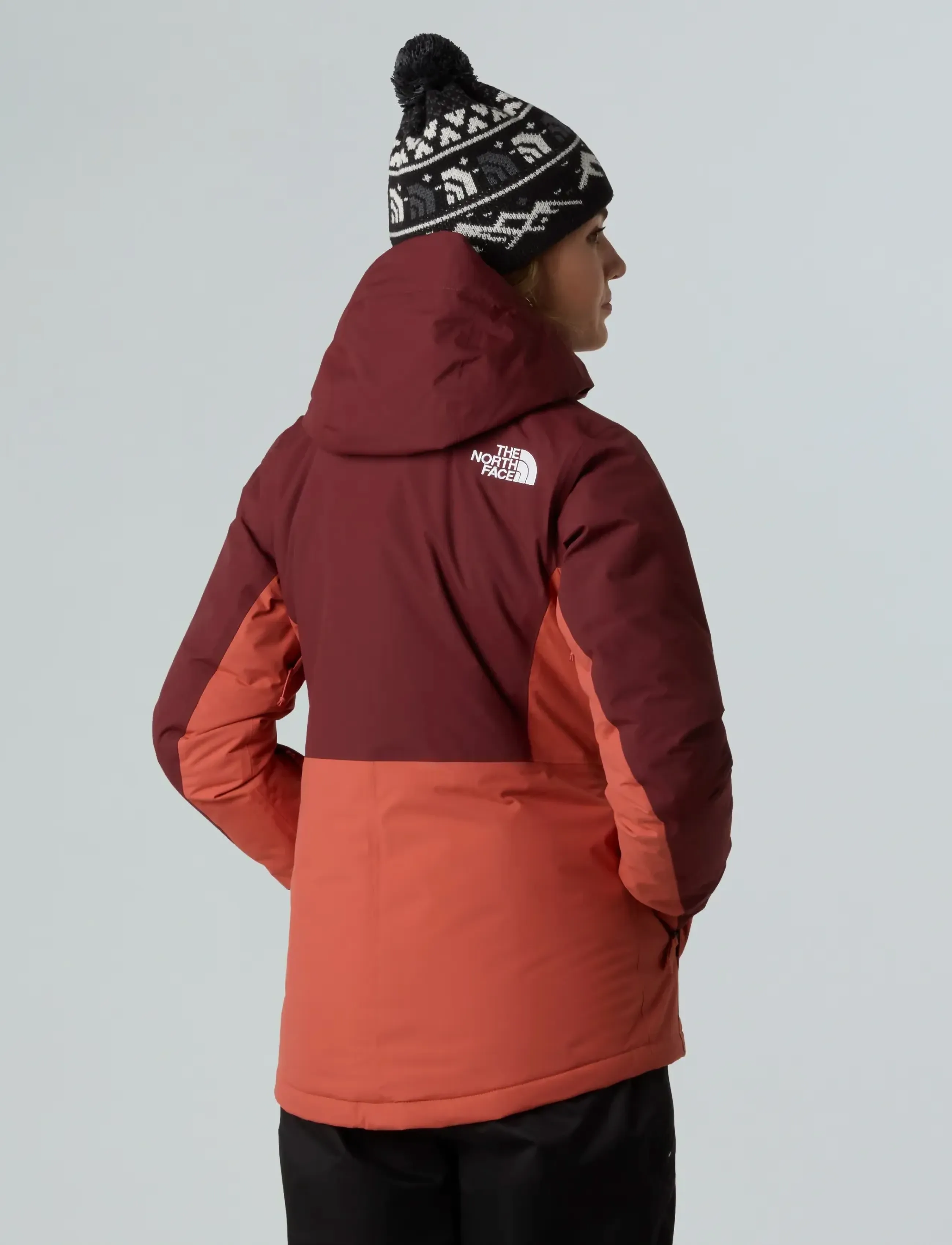 The North Face - W FREEDOM INSULATED JACKET - skitøj - sumac/mars dust - 4