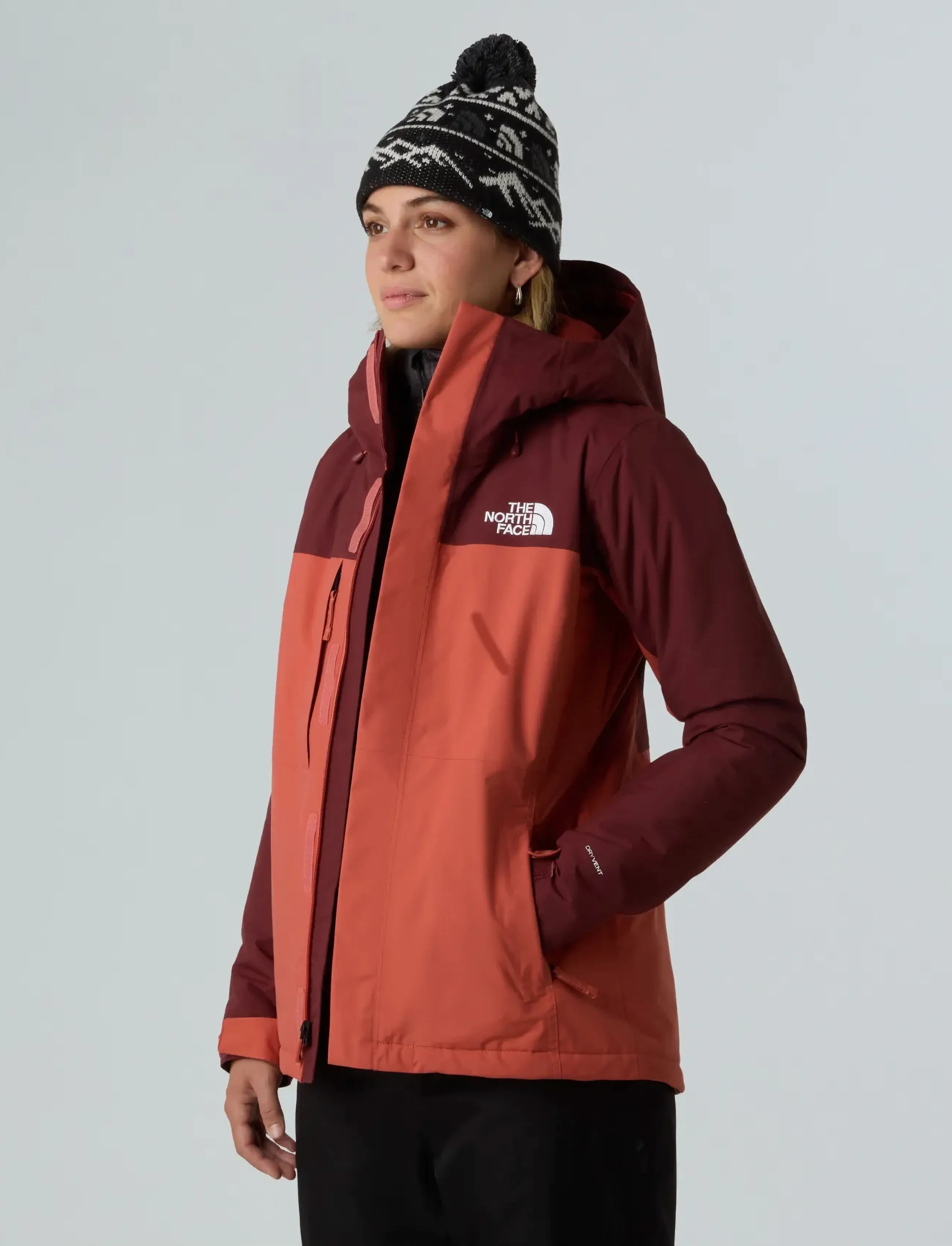 The North Face - W FREEDOM INSULATED JACKET - skitøj - sumac/mars dust - 5