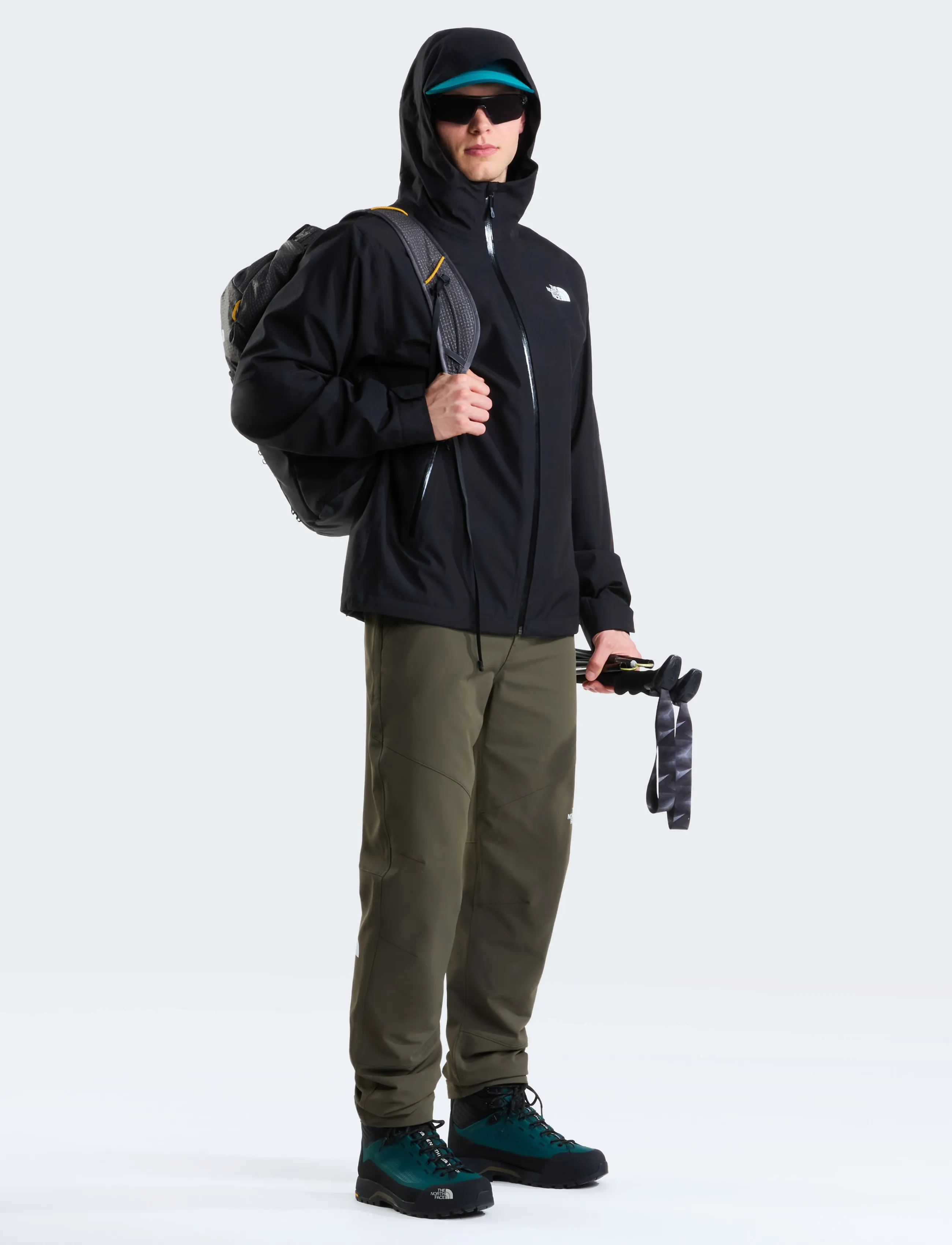 The North Face - M DIABLO REG TAPERED PANT - fritidsbukser - new taupe green - 3