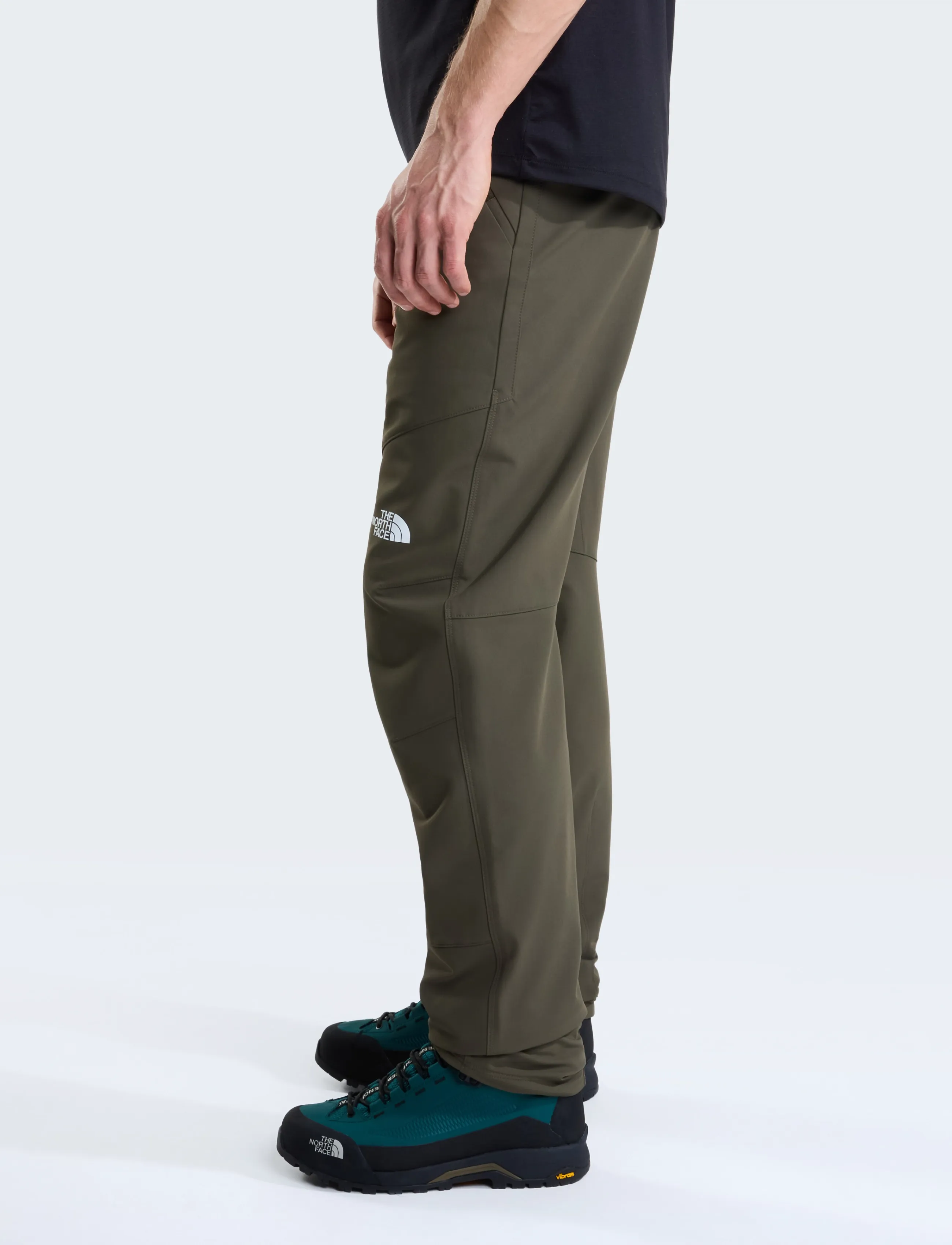 The North Face - M DIABLO REG TAPERED PANT - fritidsbukser - new taupe green - 4
