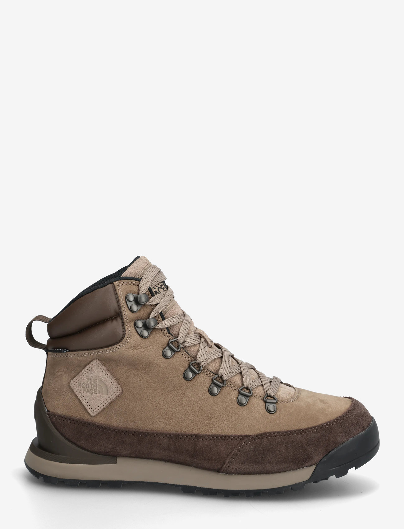 The North Face - M BACK-TO-BERKELEY IV LEATHER WP - hiking shoes - demitasse brown/garnet - 2