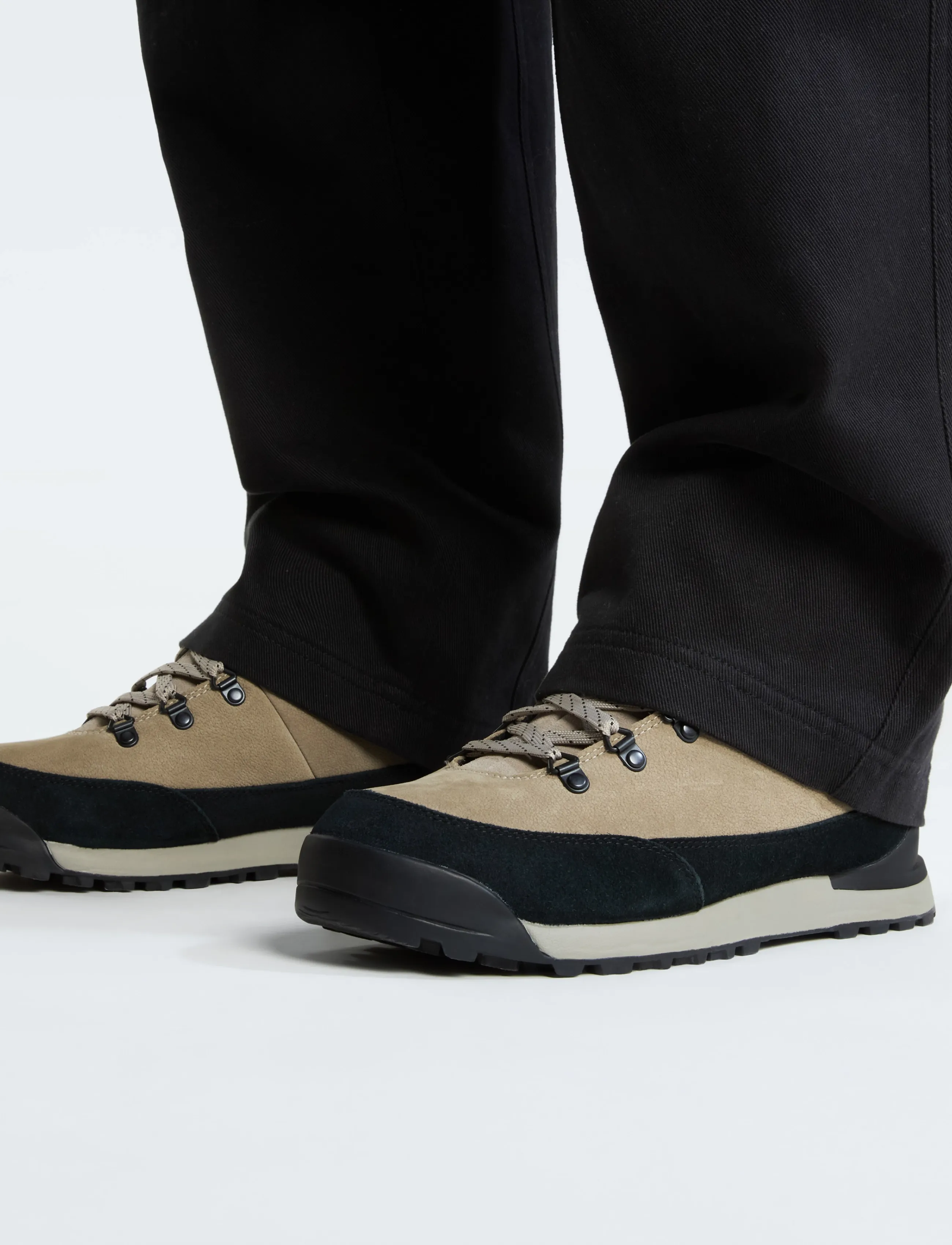 The North Face - M BACK-TO-BERKELEY IV LEATHER WP - wanderschuhe - stone slab/tnf black - 4