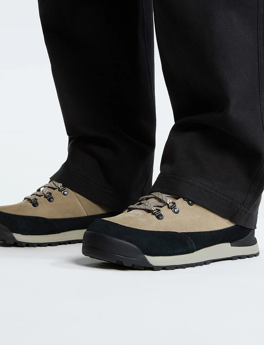 The North Face - M BACK-TO-BERKELEY IV LEATHER WP - wanderschuhe - stone slab/tnf black - 4