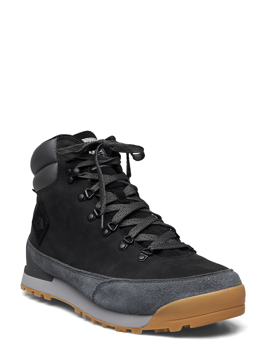 The North Face - M BACK-TO-BERKELEY IV LEATHER WP - wanderschuhe - tnf black/asphalt grey - 1