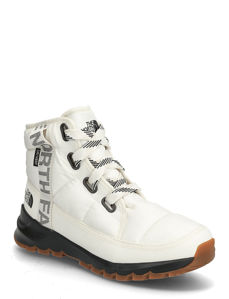 The North Face - W THERMOBALL LACE UP LUXE WP - wanderschuhe - gardenia white/tnf black - 1