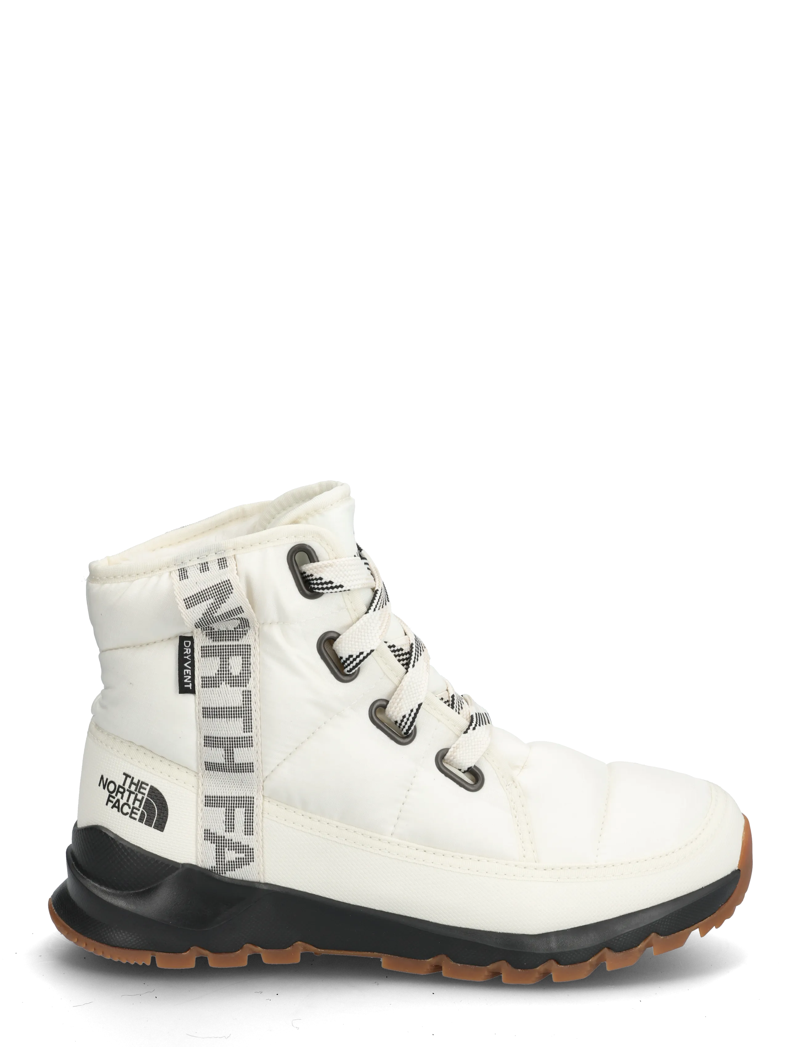 The North Face - W THERMOBALL LACE UP LUXE WP - vandringsskor - gardenia white/tnf black - 2
