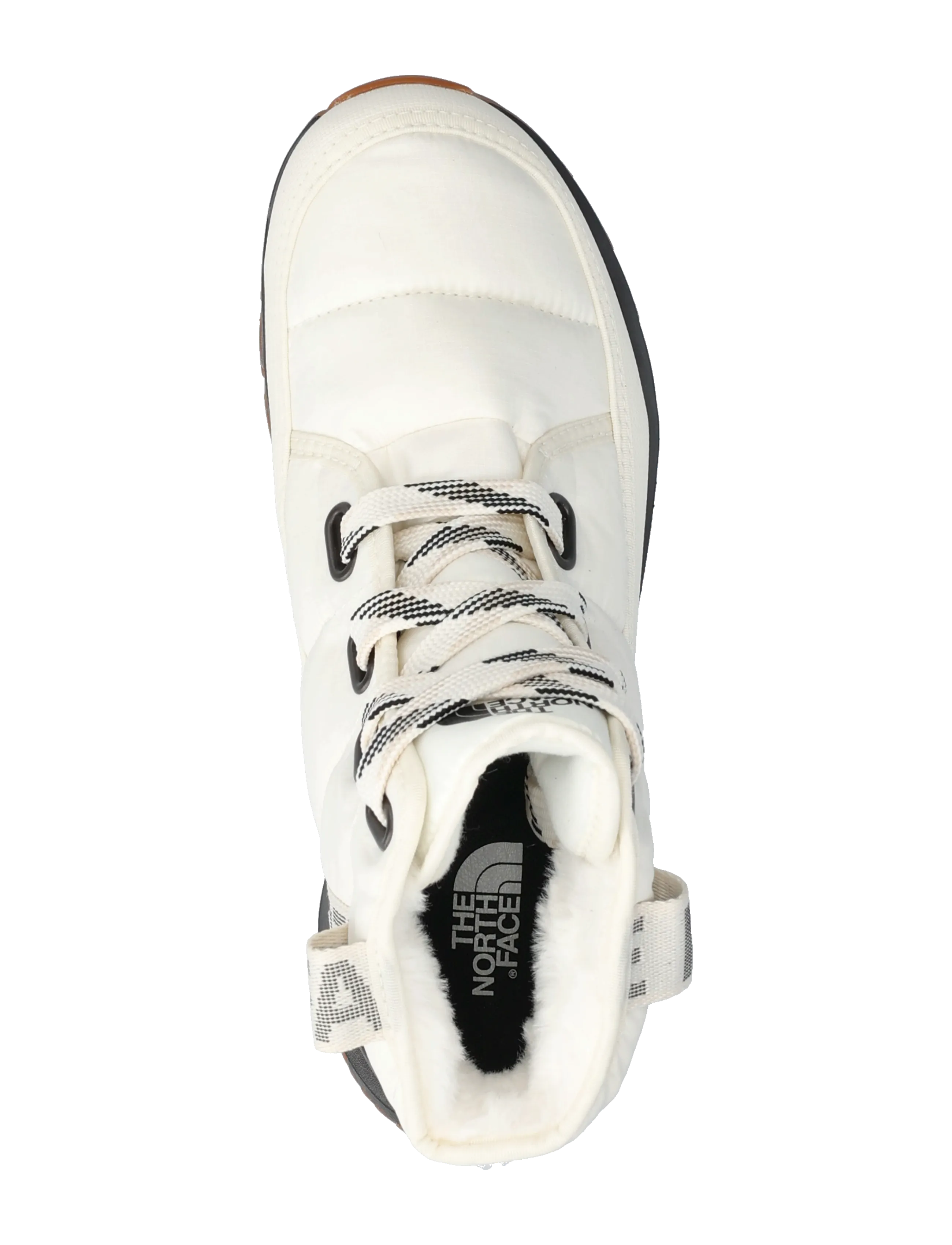 The North Face - W THERMOBALL LACE UP LUXE WP - vandringsskor - gardenia white/tnf black - 4