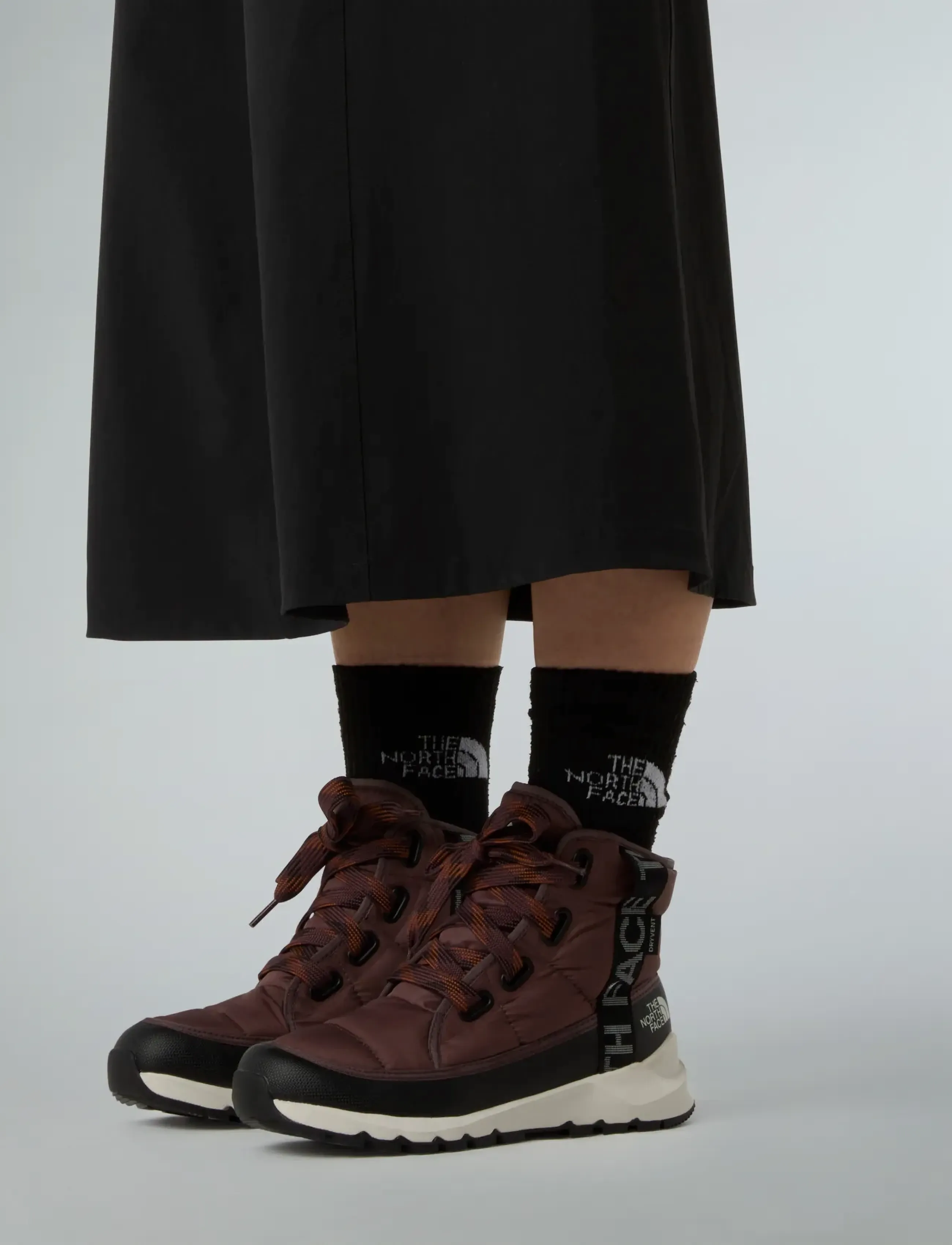 The North Face W Thermoball Lace Up Luxe Wp, Kvinder, Snørevinterstøvler, Brun, Str: 38