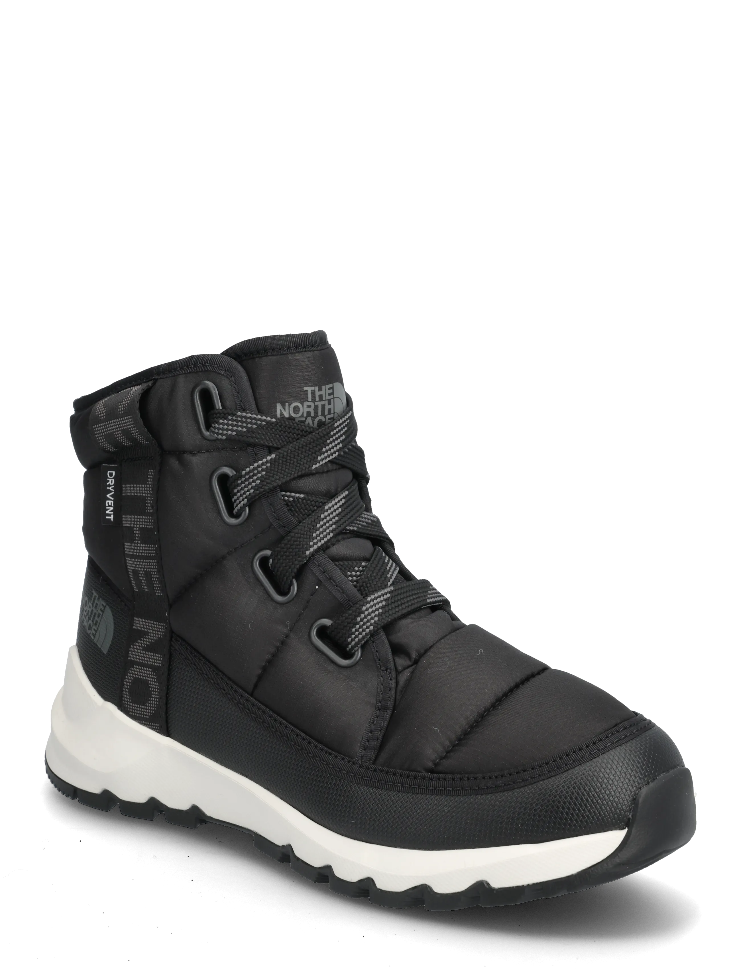 The North Face W THERMOBALL LACE UP LUXE WP - Sko - TNF BLACK/ASPHALT GREY / black