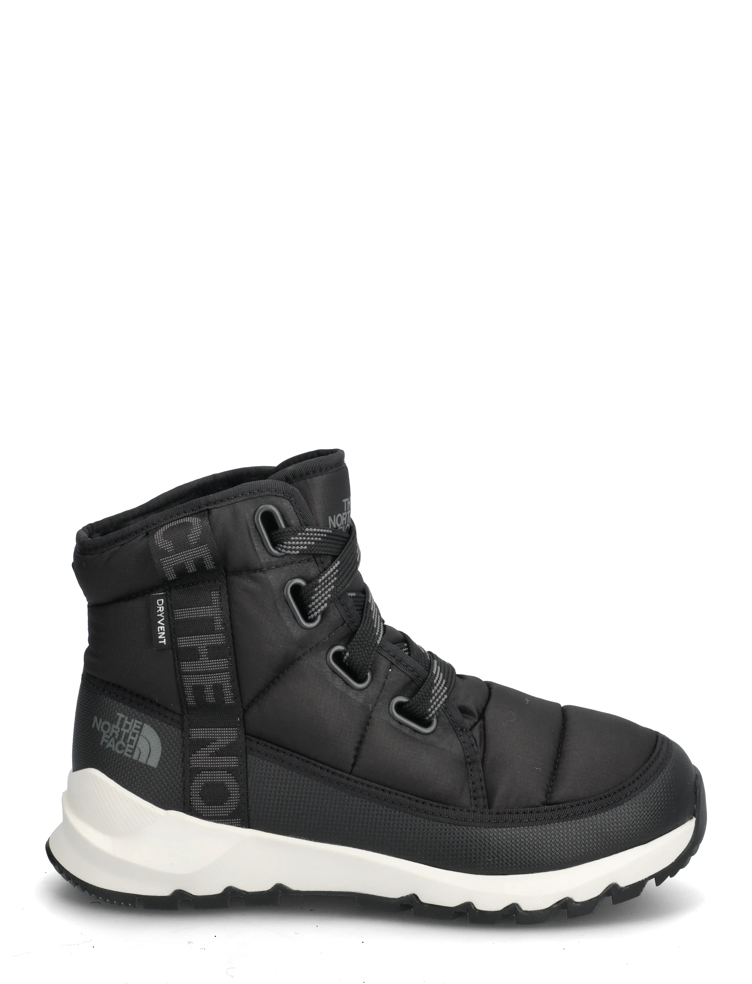 The North Face - W THERMOBALL LACE UP LUXE WP - hiking shoes - tnf black/asphalt grey - 2