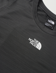 The North Face - W AO TEE - sportinės palaidinukės - asphalt grey/tnf black - 3
