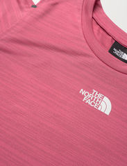 The North Face - W AO TEE - sport tops - cosmo pink/lunar slate - 3