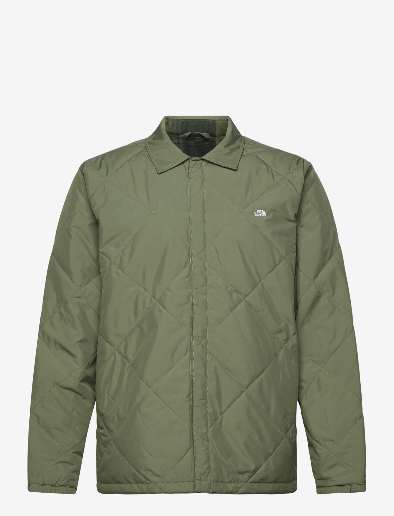 The North Face - M AFTERBURNER INSULATED FLANNEL - sportsjakker - bark mist/tnf black sha - 1