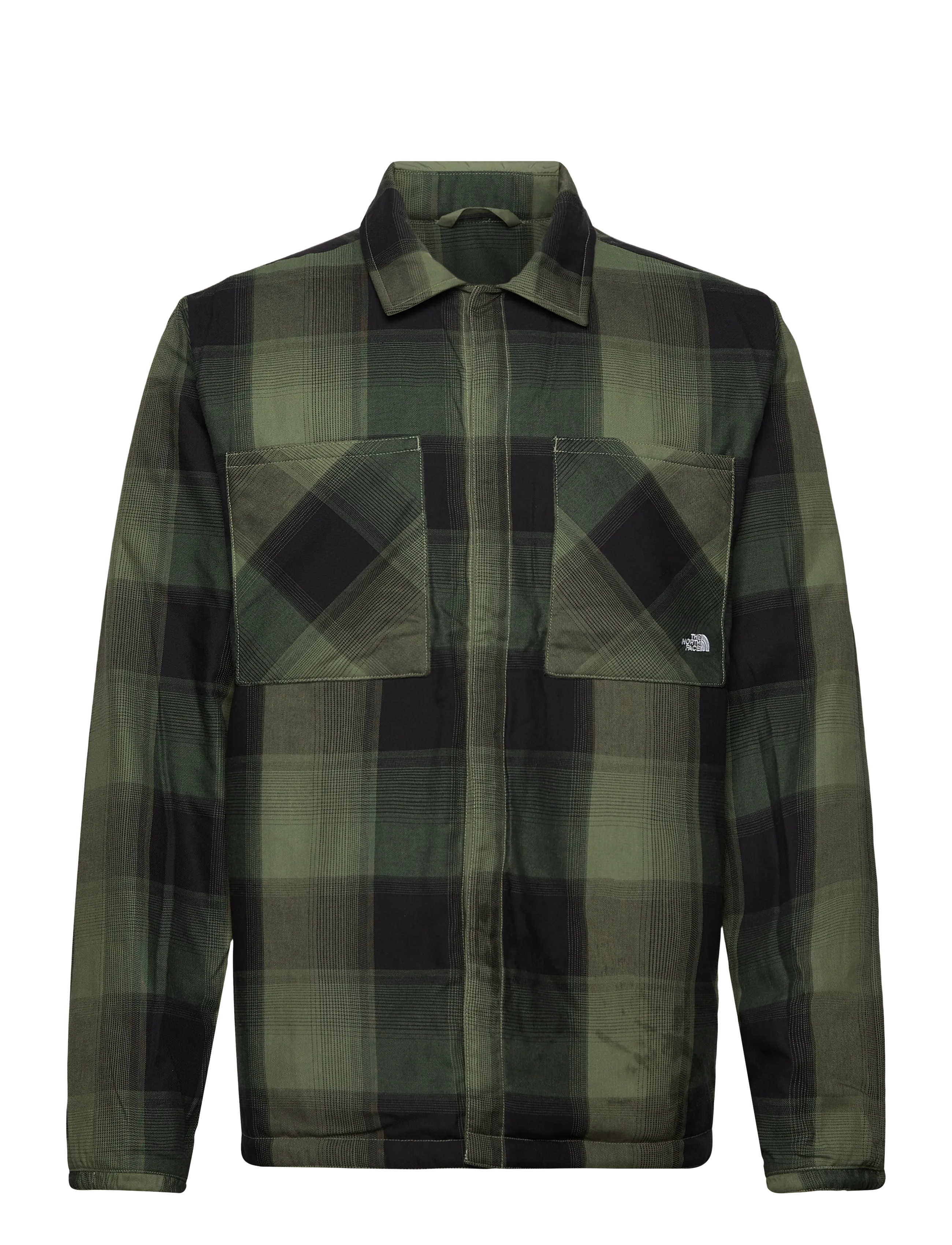 The North Face - M AFTERBURNER INSULATED FLANNEL - casual jakker - bark mist/tnf black sha - 3