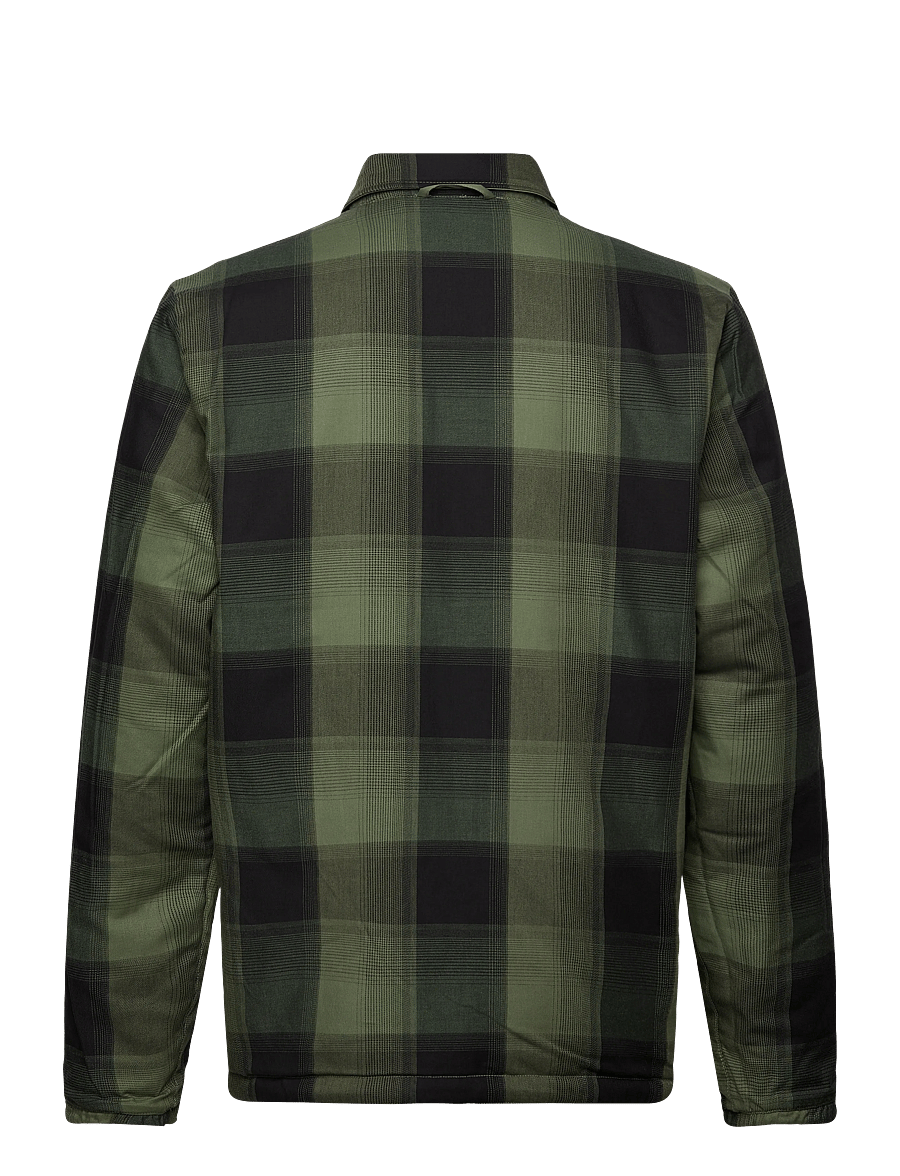 The North Face - M AFTERBURNER INSULATED FLANNEL - casual jakker - bark mist/tnf black sha - 4