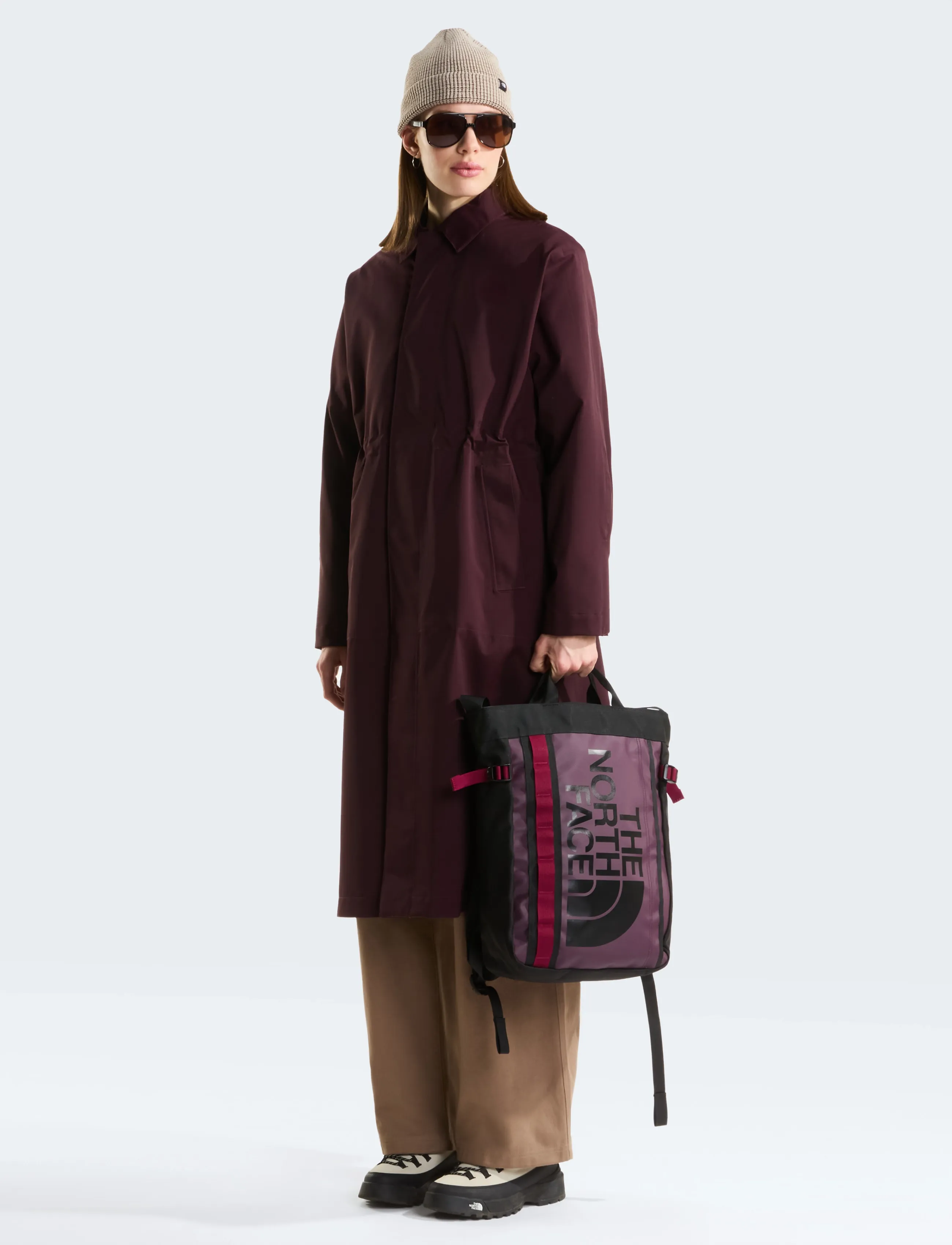The North Face - GLENCLYFFE URBAN BOOT - matka- ja kõndimisjalatsid - white dune/tnf black - 5