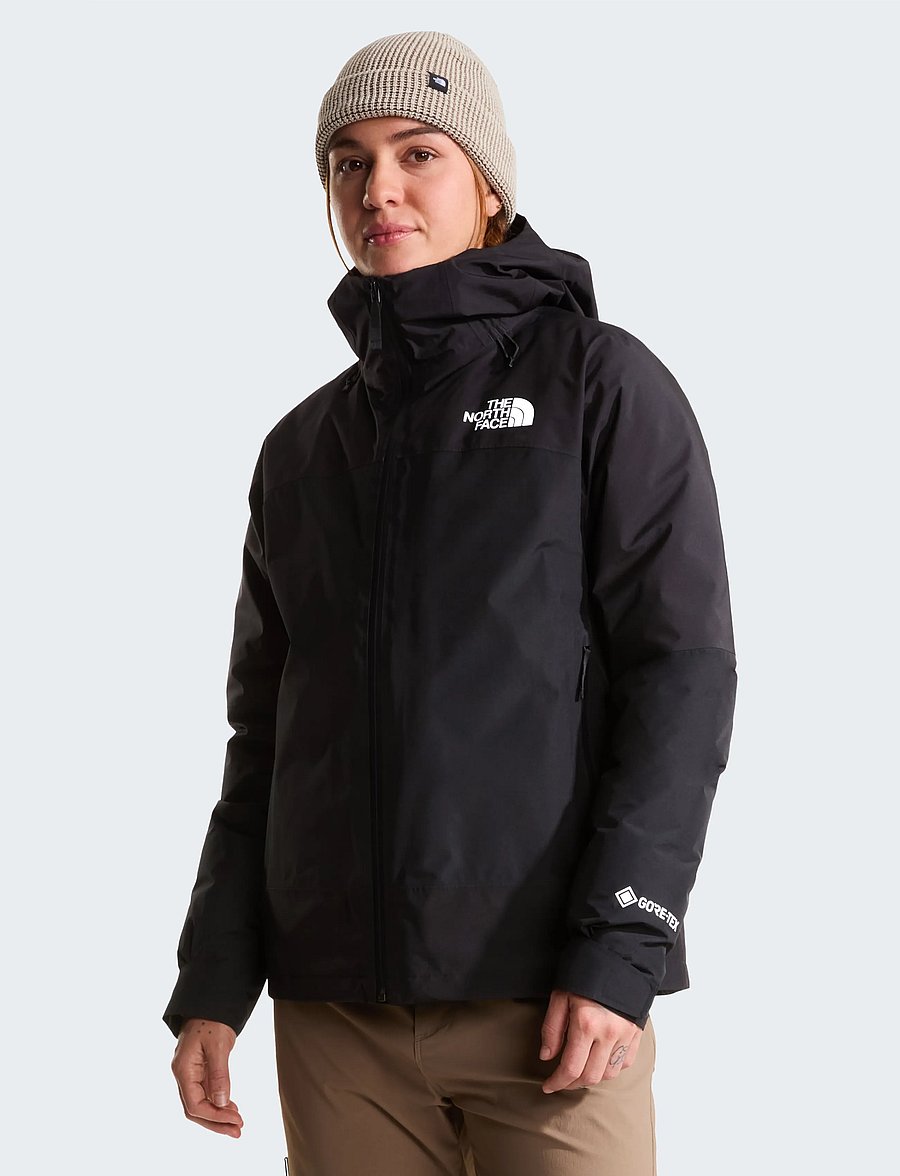 The North Face - W MOUNTAIN LIGHT TRICLIMATE GTX JACKET - outdoor jackets - tnf black-npf - 0