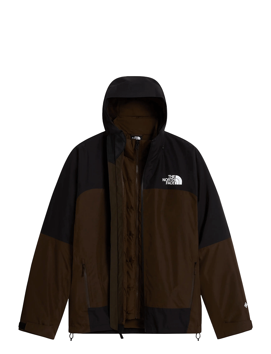 The North Face - M MOUNTAIN LIGHT TRICLIMATE GTX JACKET - outdoor jackets - dark chestnut/tnf black - 1