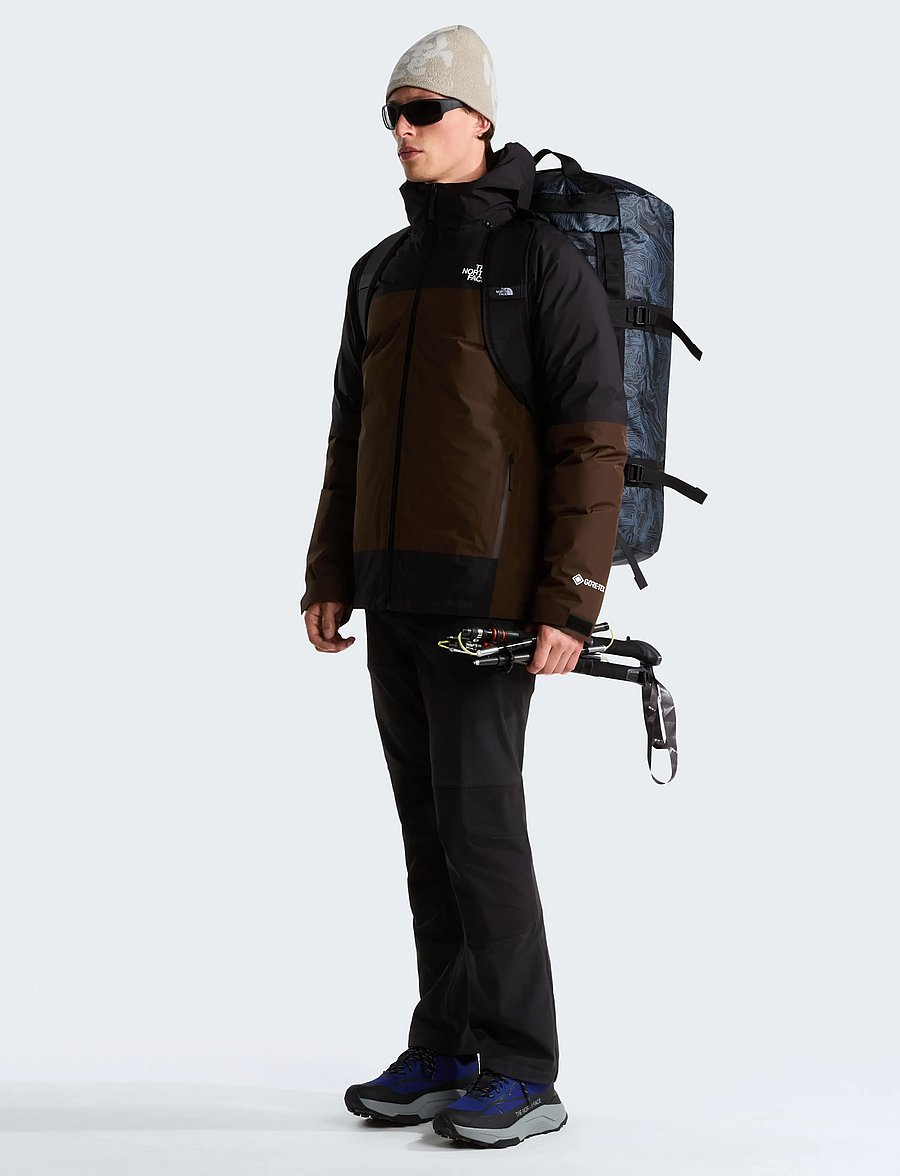 The North Face - M MOUNTAIN LIGHT TRICLIMATE GTX JACKET - outdoor jackets - dark chestnut/tnf black - 5