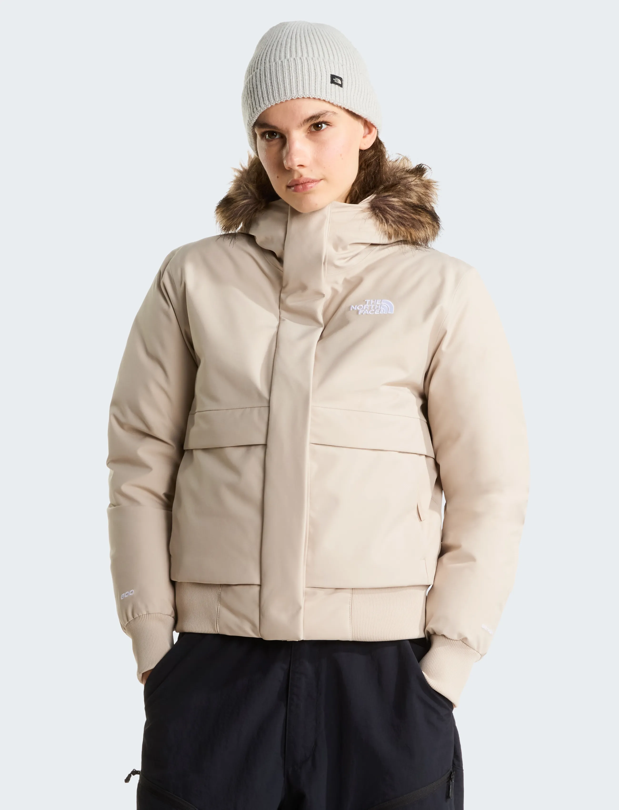 The North Face - W ARCTIC BOMBER - vinterjakker - timeless taupe - 0