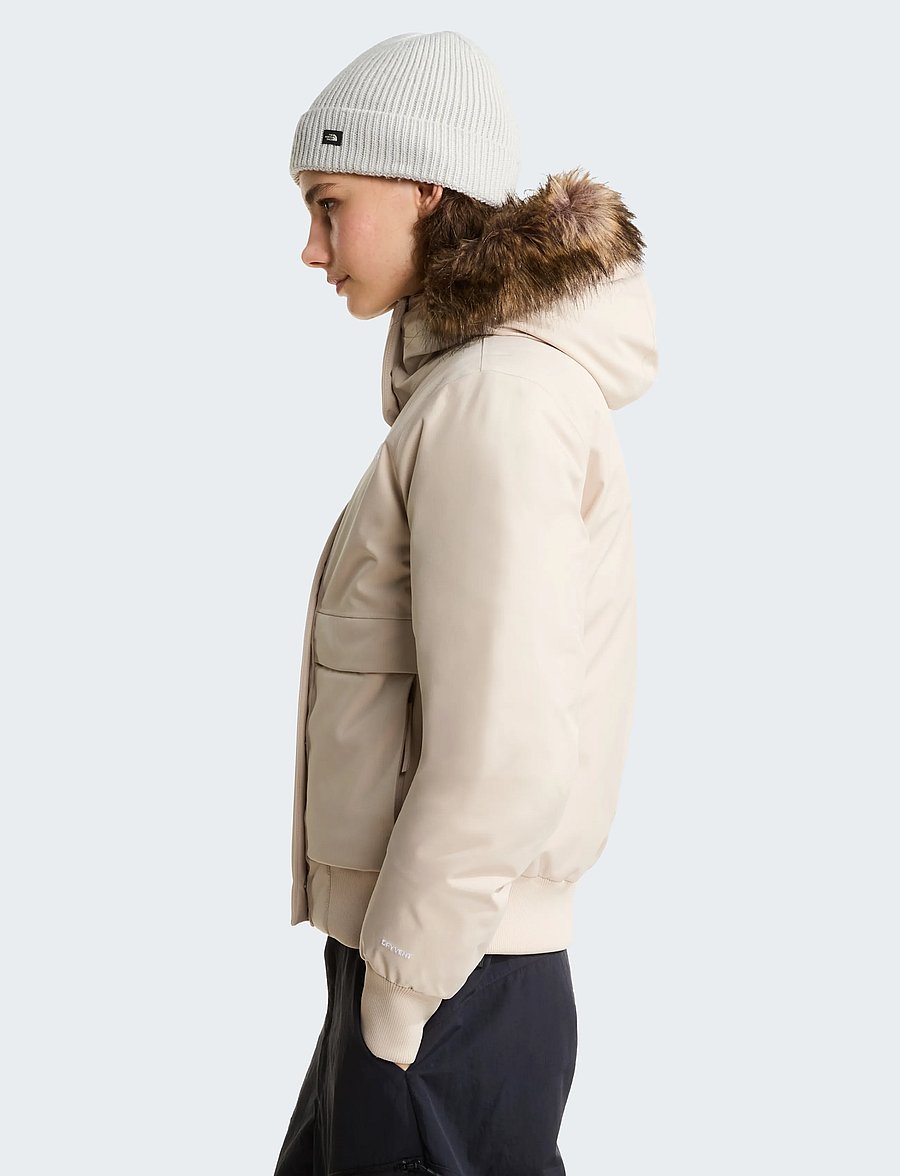 The North Face - W ARCTIC BOMBER - vinterjakker - timeless taupe - 4
