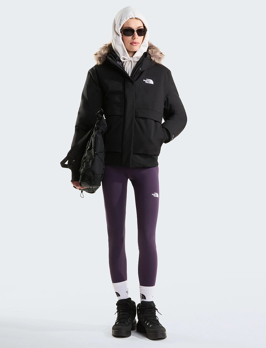 The North Face - W ARCTIC BOMBER - winterjacken - tnf black-npf - 3