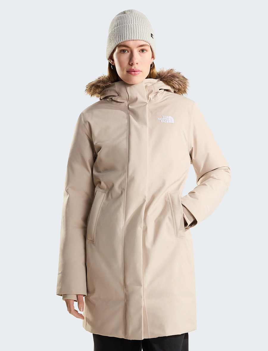 The North Face - W ARCTIC PARKA - parkasjackor - timeless taupe - 0