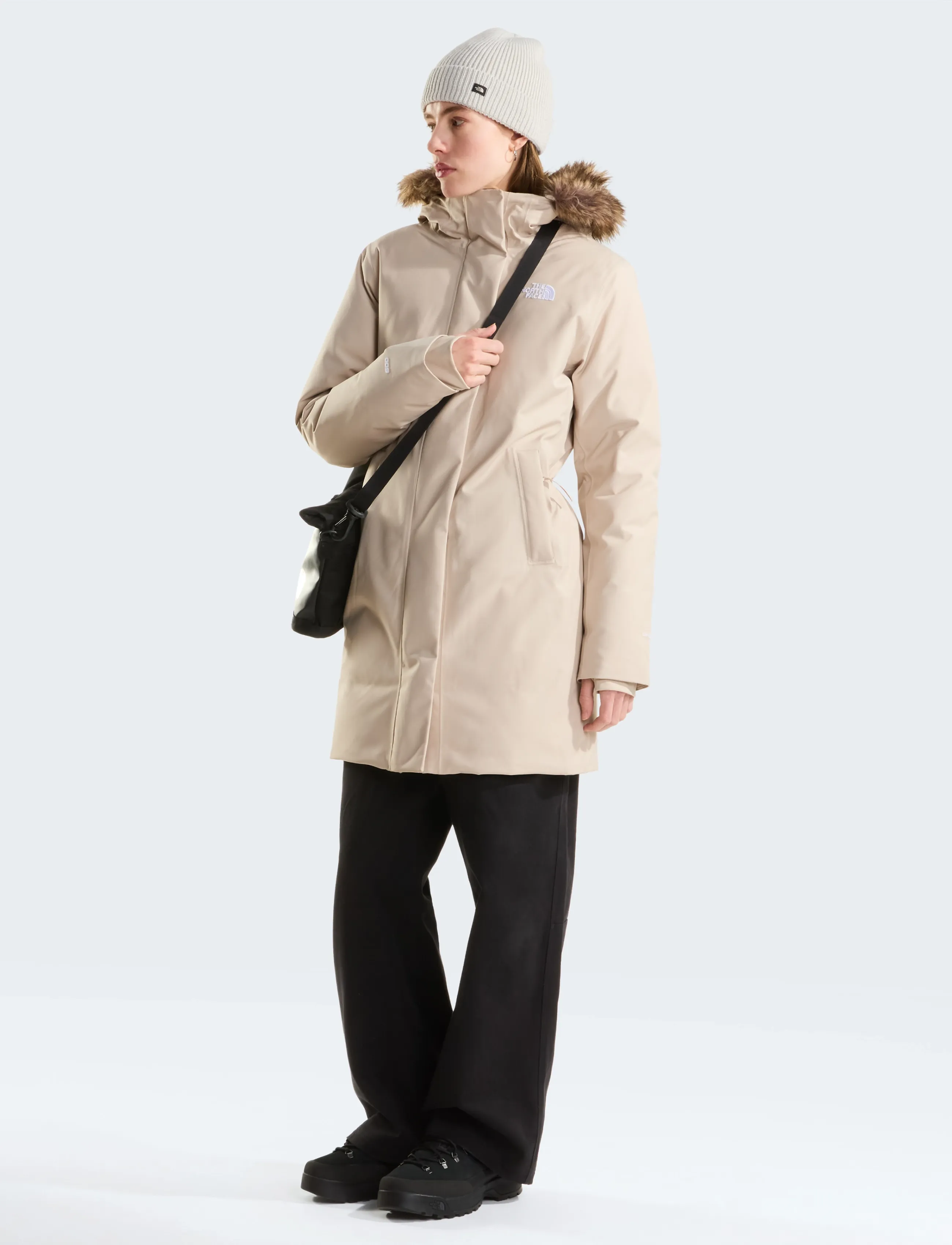 The North Face - W ARCTIC PARKA - parkasjackor - timeless taupe - 3