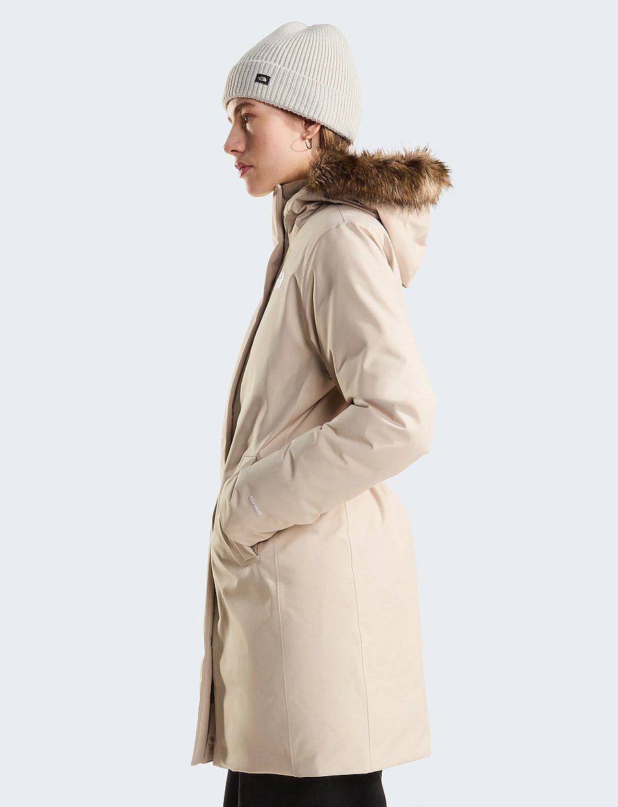 The North Face - W ARCTIC PARKA - parkasjackor - timeless taupe - 4