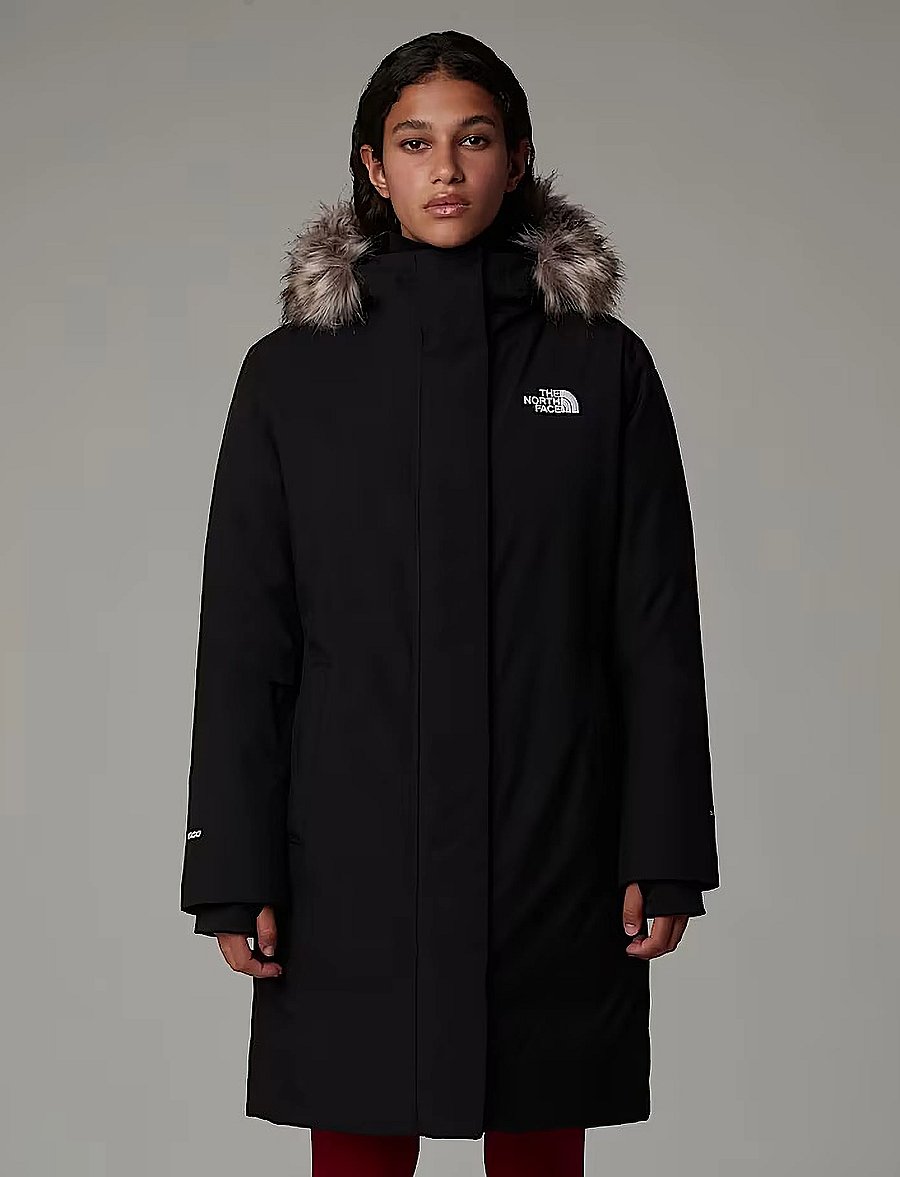 The North Face - W ARCTIC PARKA - jakker - tnf black-npf - 0