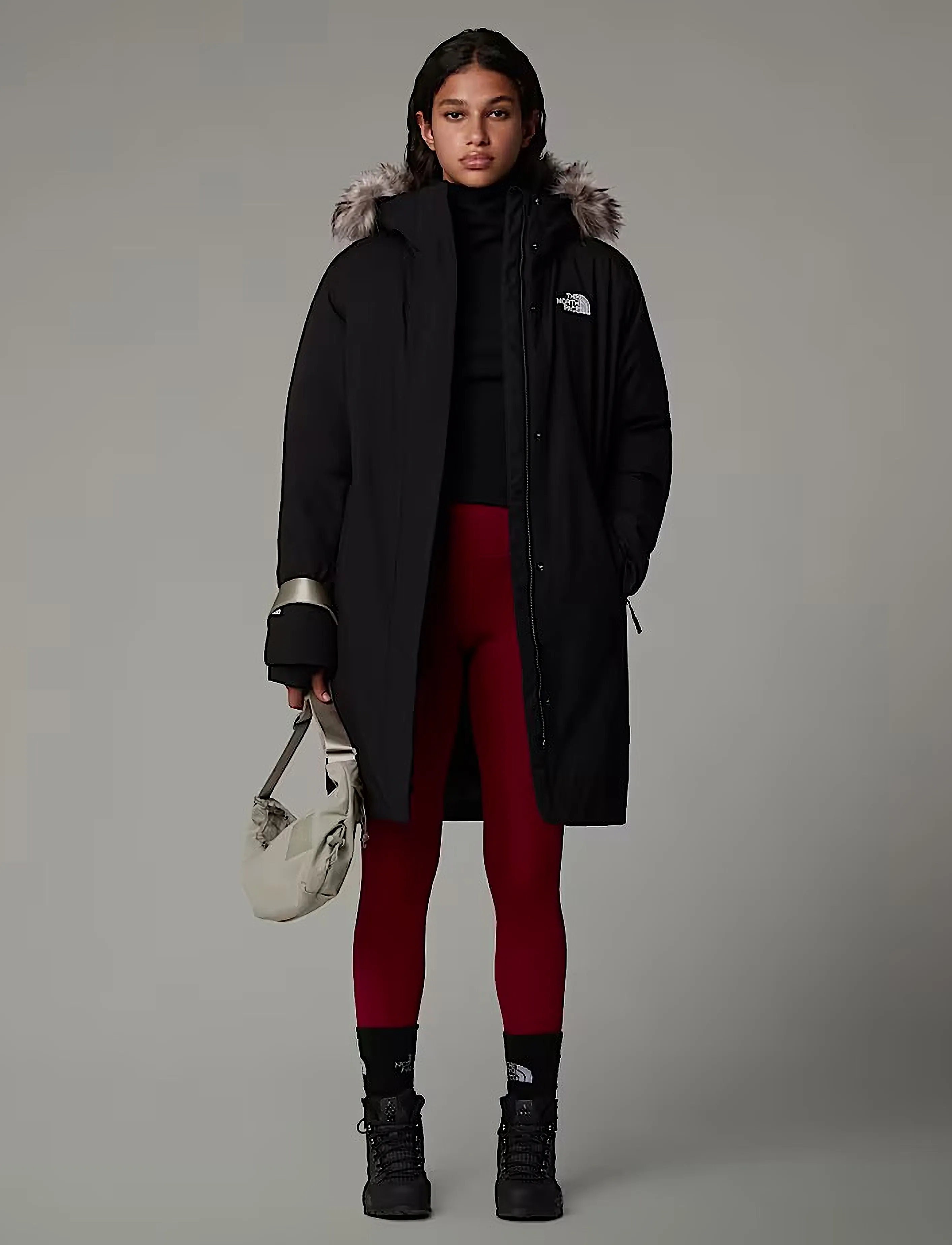 The North Face - W ARCTIC PARKA - jakker - tnf black-npf - 3